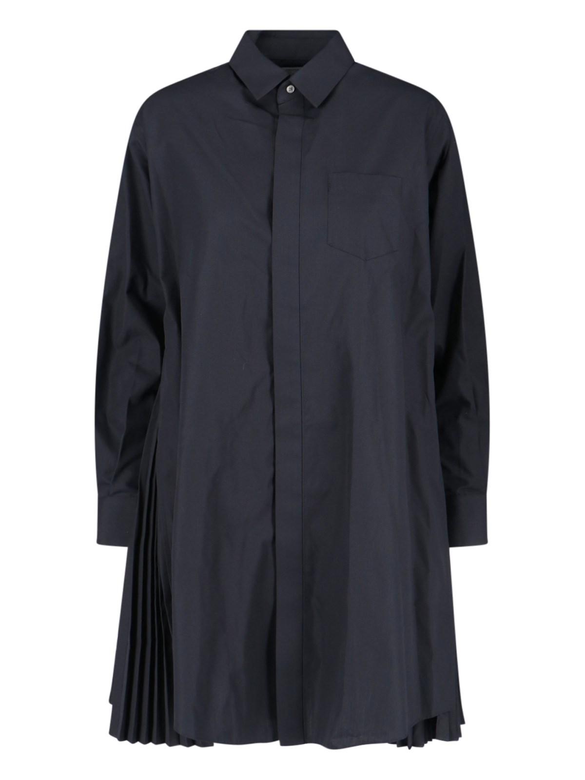 ワンピース Sacai Shirt dress SACAI | Zippered Side Slit Shirt Dress | Women | Lane Crawford