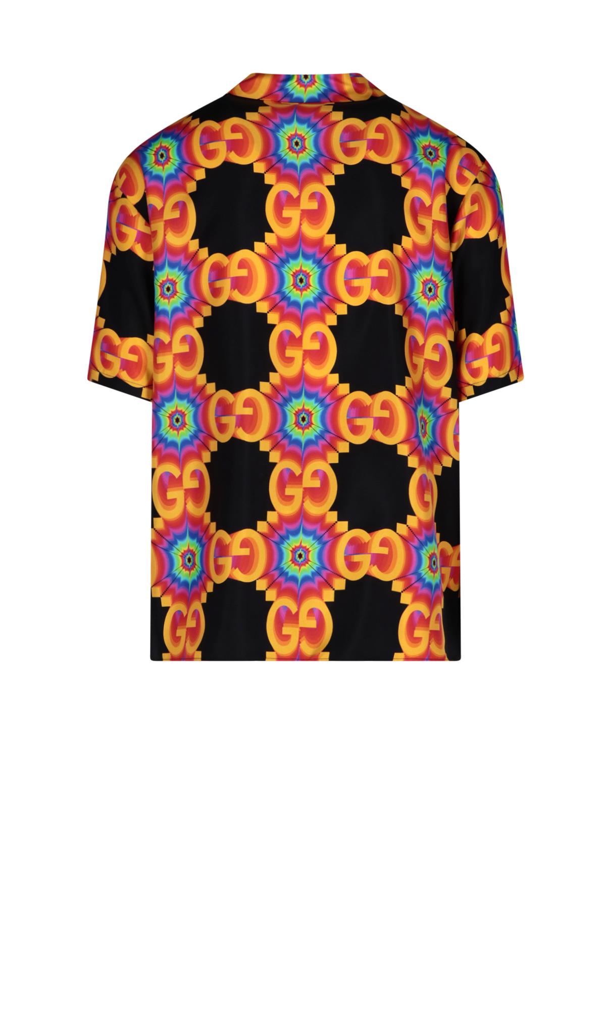 Gucci Psychedelic Silk Shirt for Men | Lyst