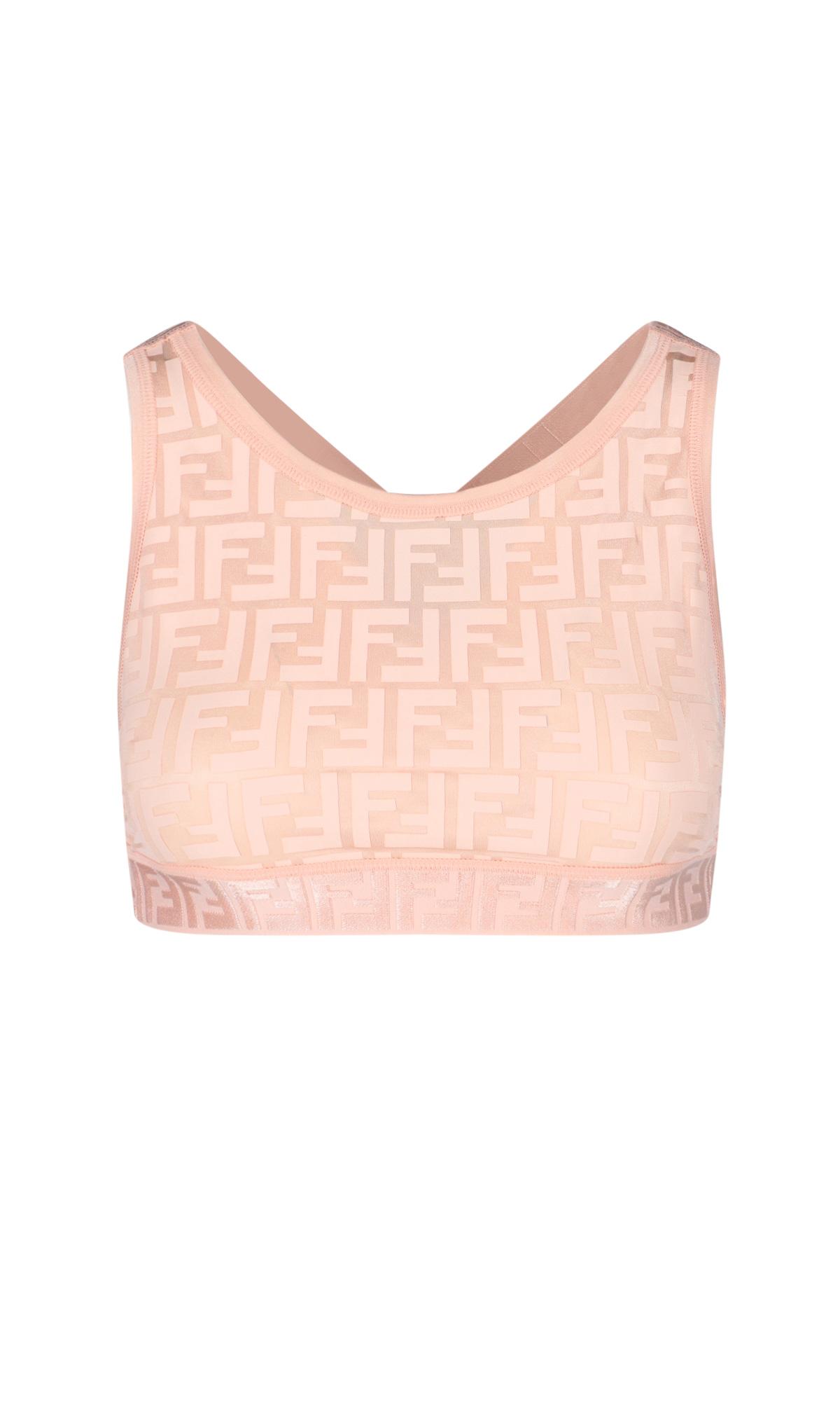 Fendi Logo Sport Top in Pink | Lyst