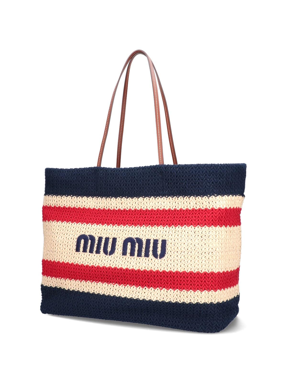 Miu Miu Shopping Bag in Red