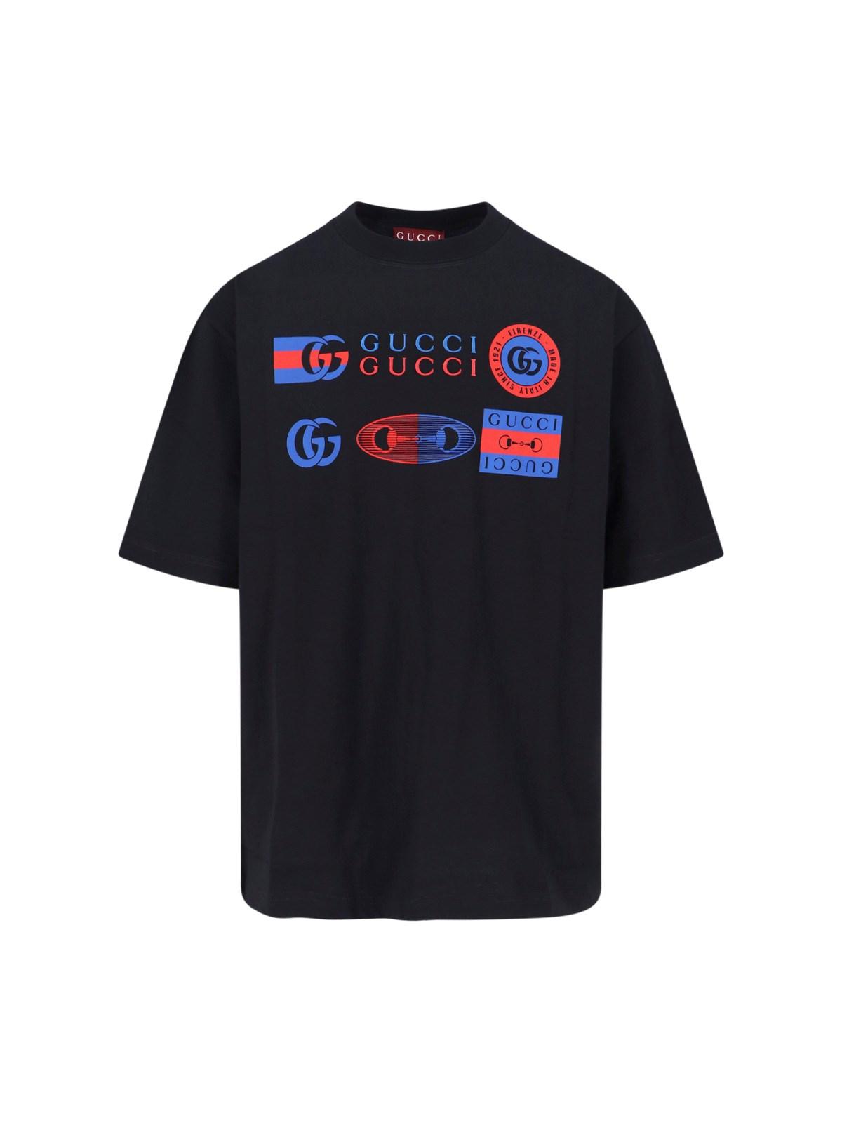 gucci Tシャツ GUCCI”プリント コットンジャージー Tシャツホワイト | GUCCI公式