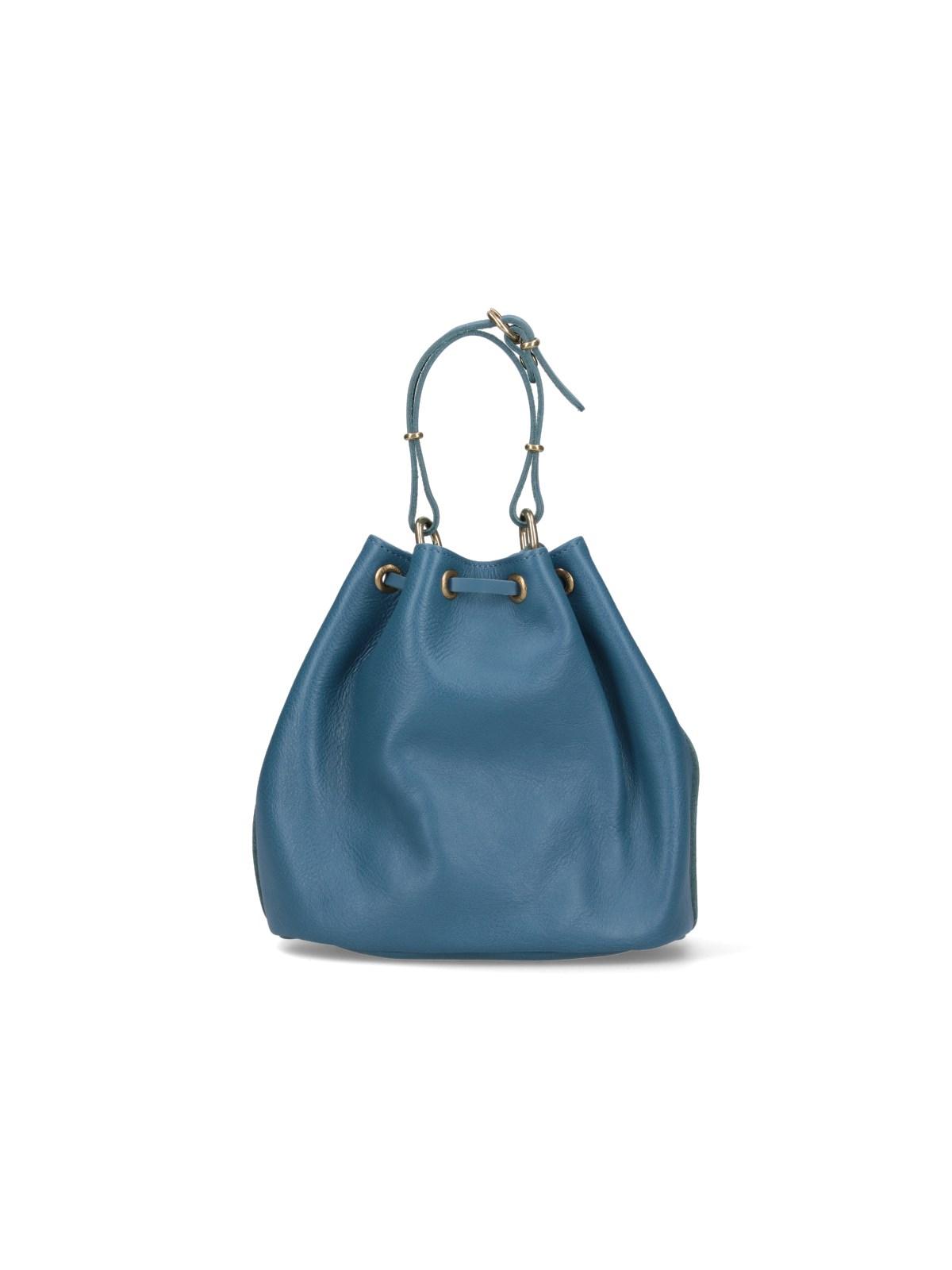 Il Bisonte Logo Bucket Bag in Blue Lyst UK