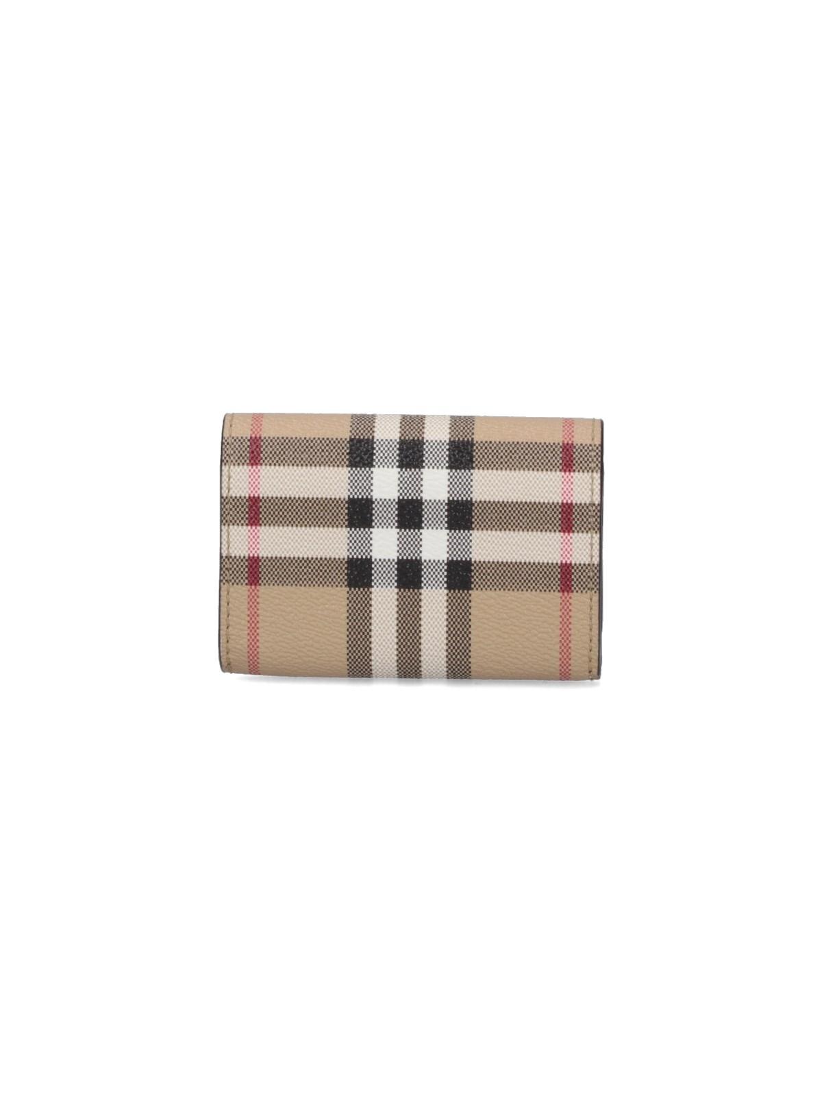 Shop Burberry Card Case Check Shoulder Mini Bag