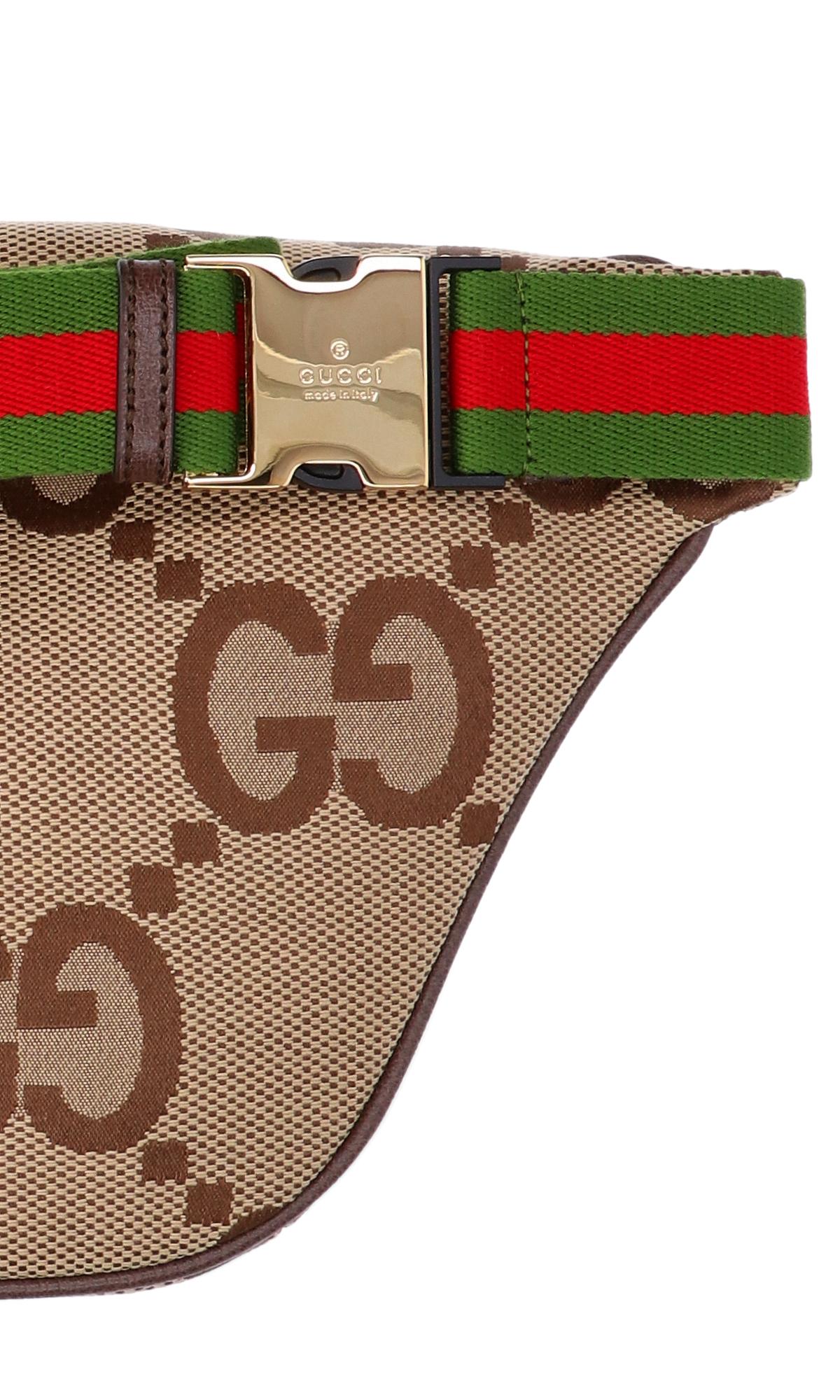 Gucci Jumbo GG Belt Bag in Natural