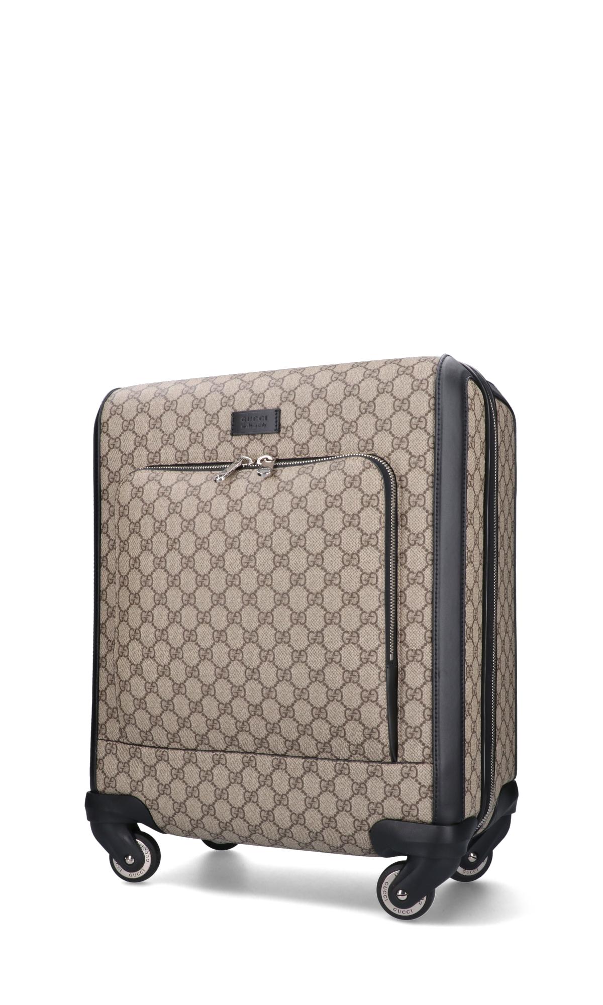 Gucci 'GG Supreme' Fabric Trolley in Natural for Men
