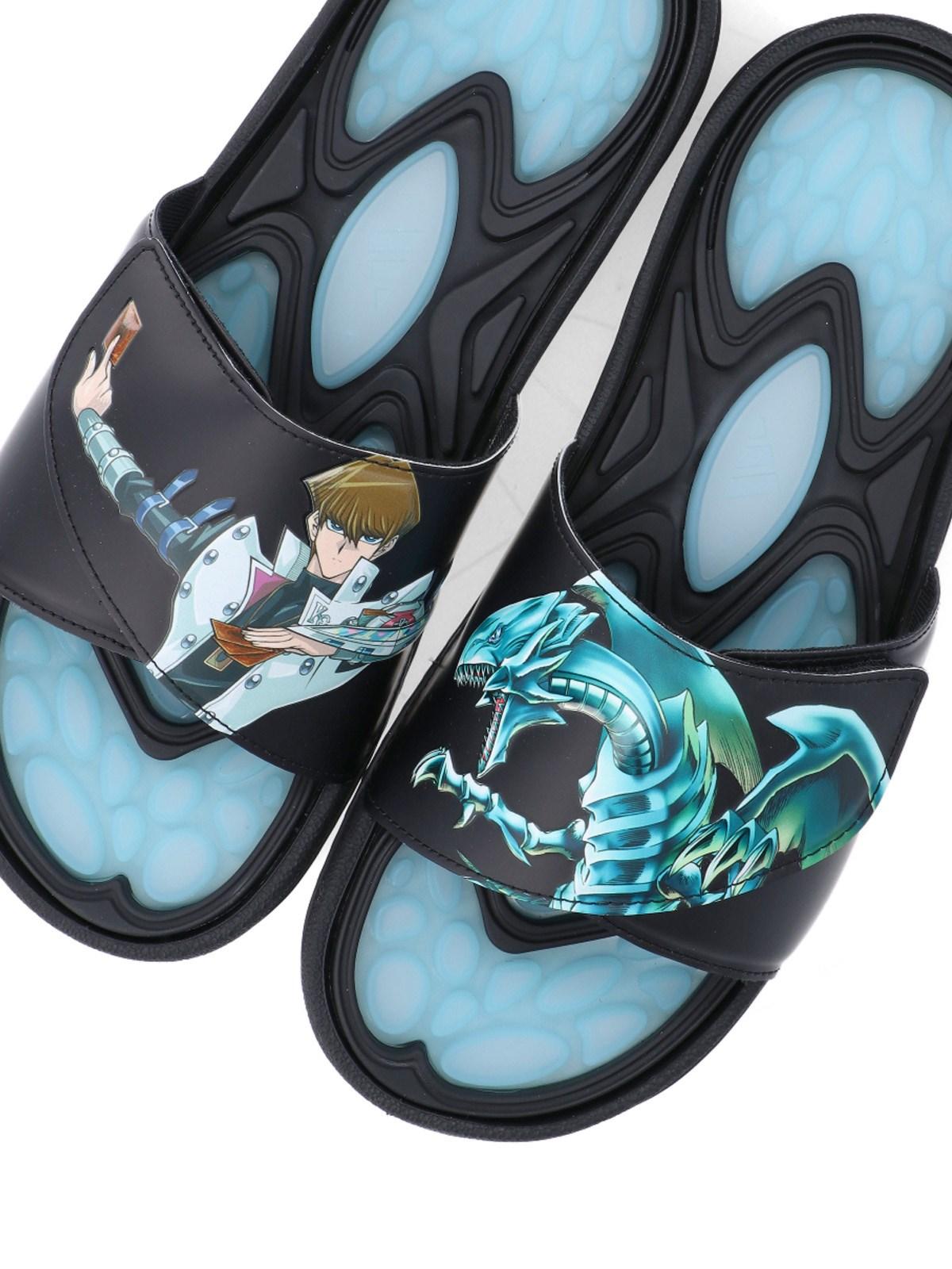 adidas X Yu-gi-oh! 'reportassage' Slides in Blue for Men | Lyst