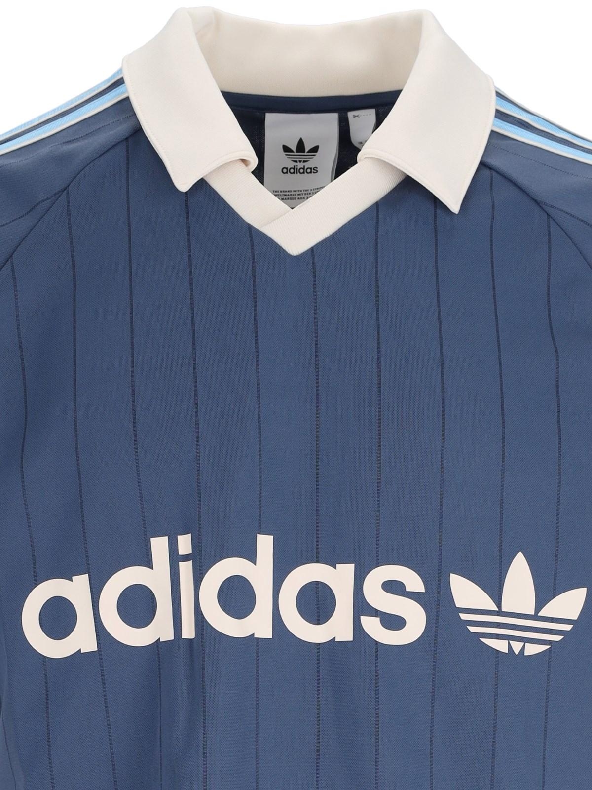 adidas Originals Stripe Jersey in Blue for Men | Lyst