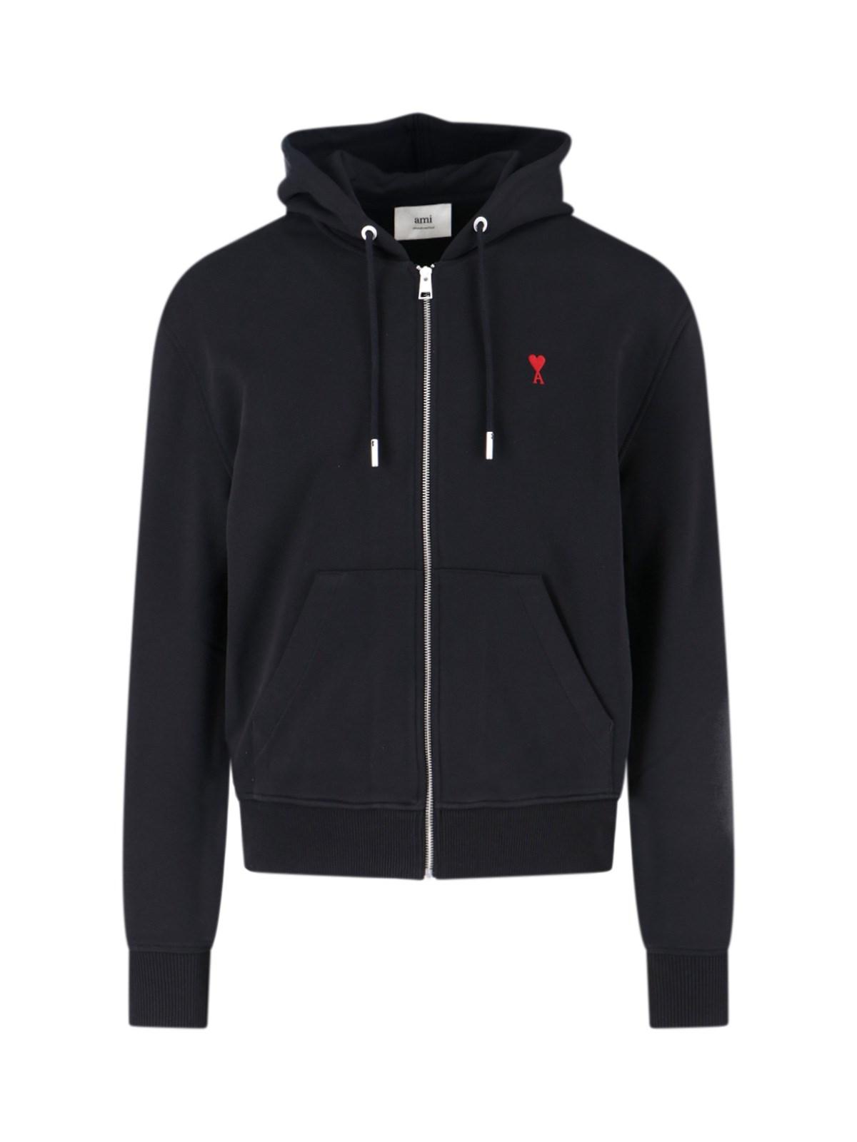 パーカー・フーディ AMI Men Hoodies USW217740430 Blue AMI Men Hoodies USW217740430 Blue (AMI PARIS/パーカー