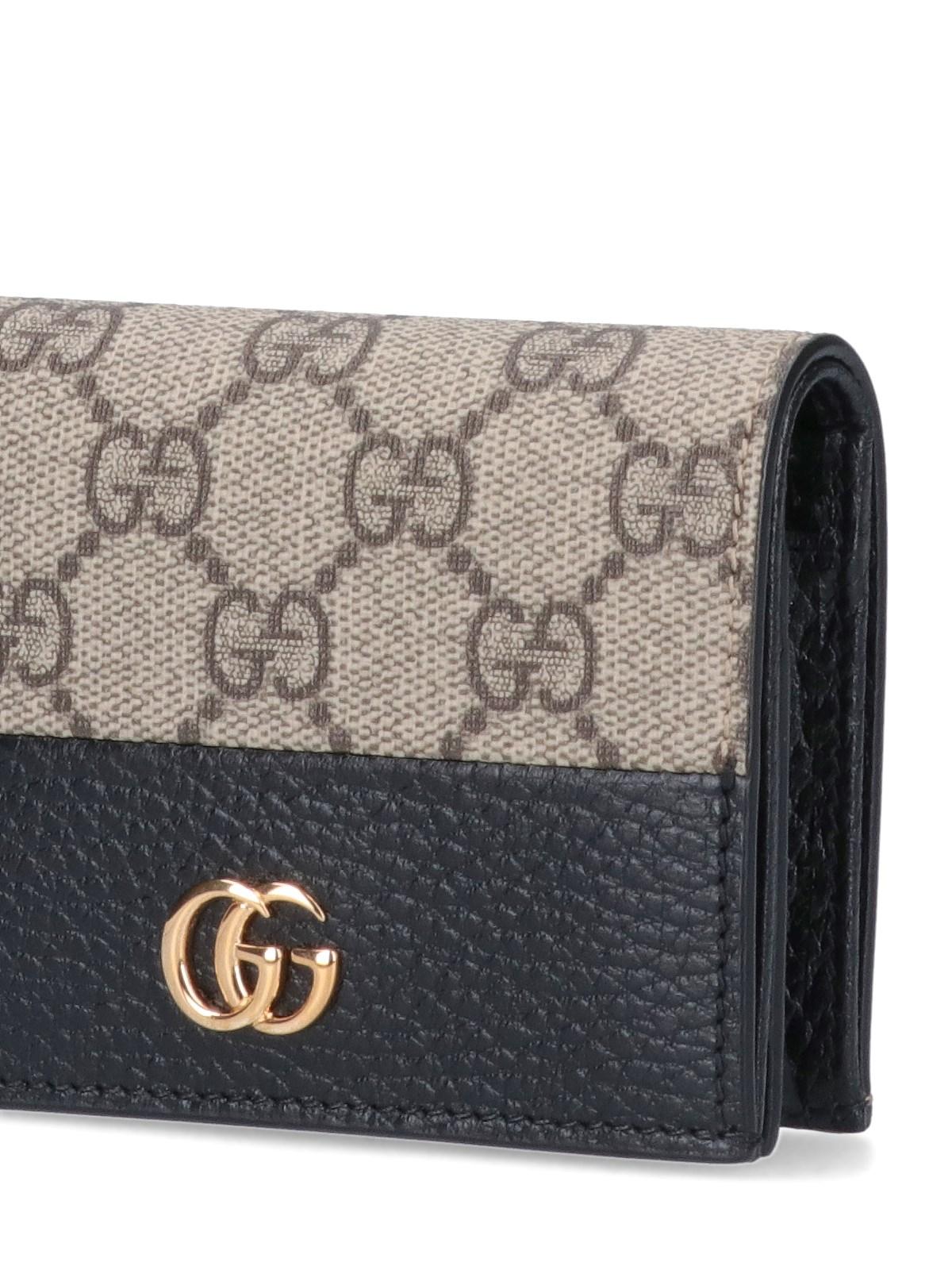 Gucci 'Gg Marmont' Small Wallet in Gray