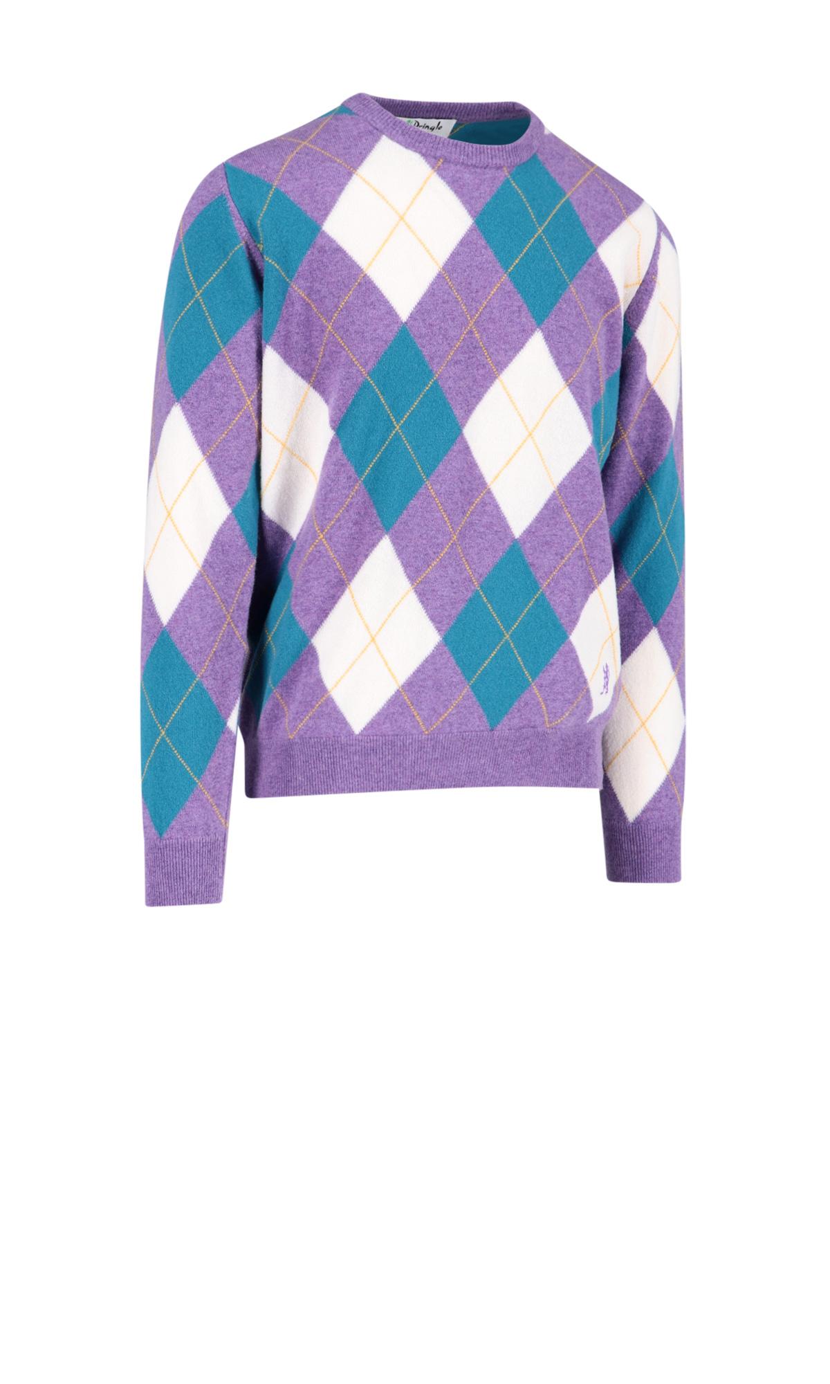 Pringle Of Scotland Checkerboard Knitted T-shirt - Farfetch