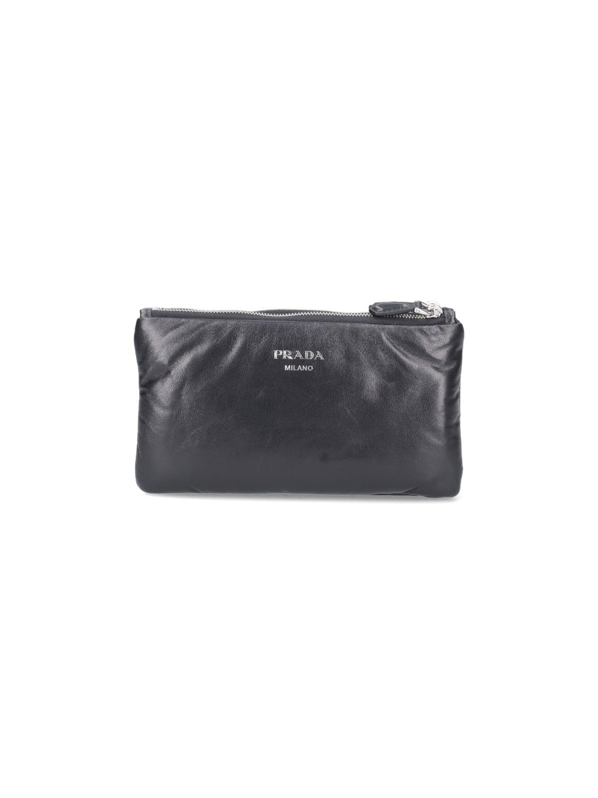 Prada double pouch online bag