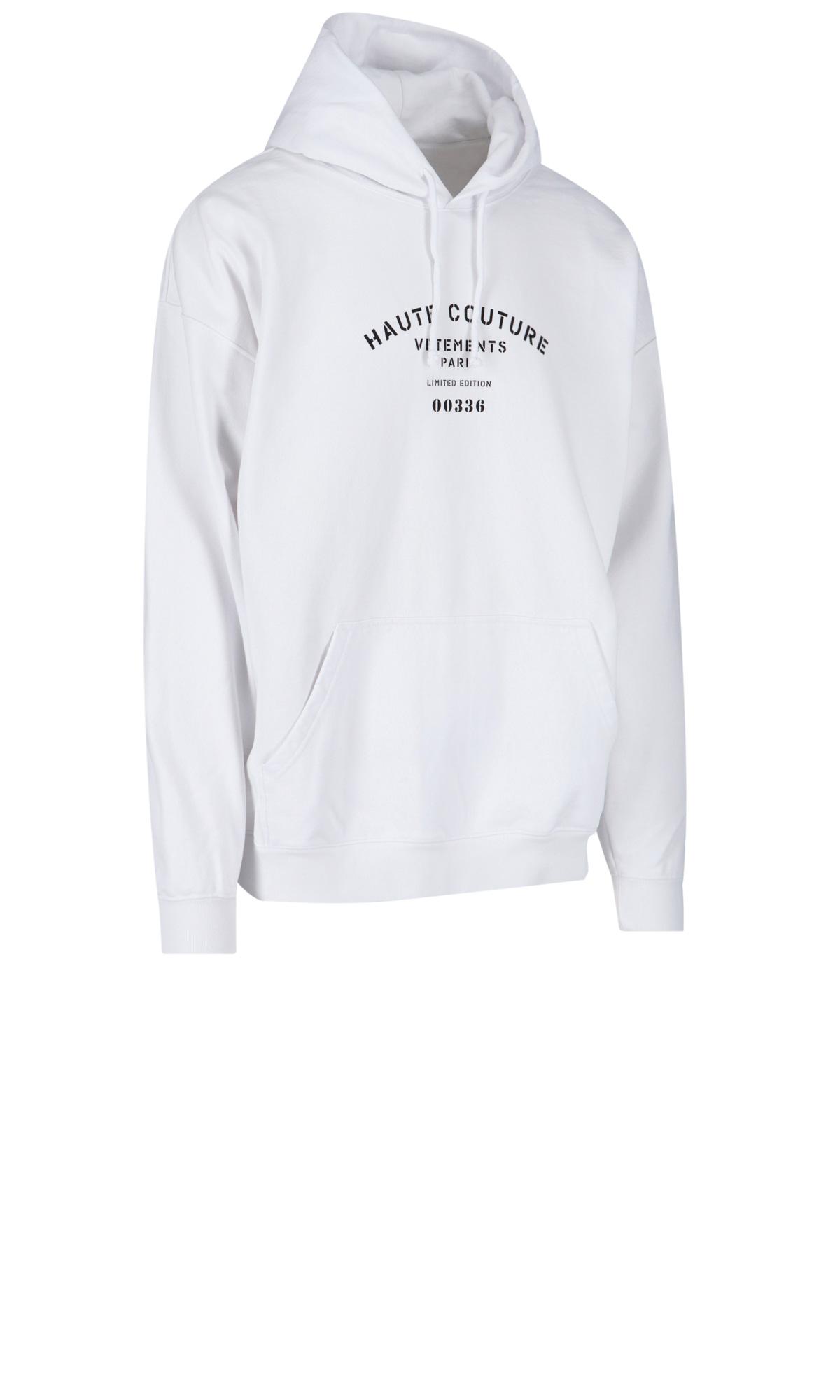 fup kompleksitet Gurgle Vetements 'haute Couture' Hoodie in White | Lyst