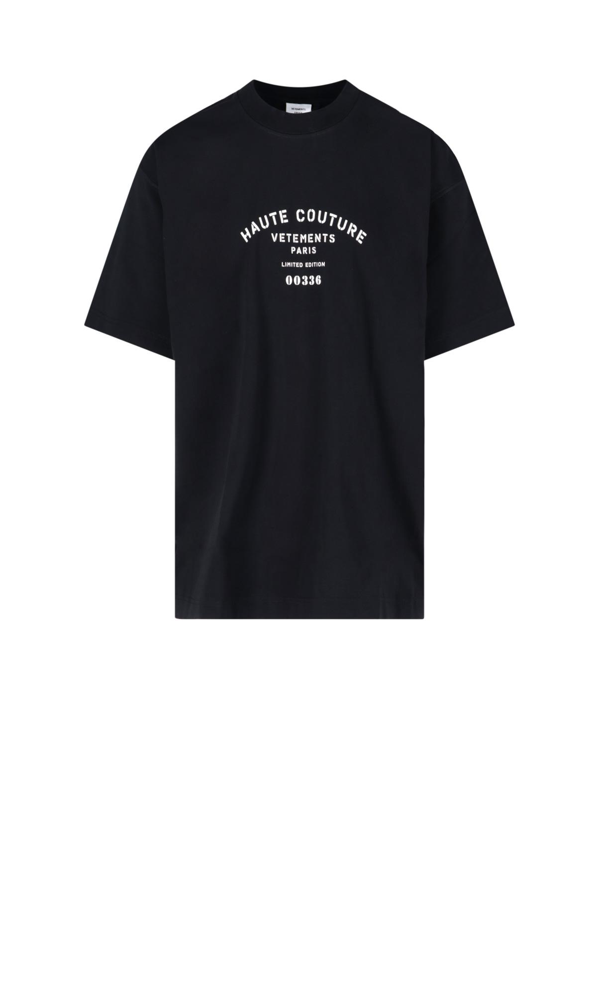 Vetements 'haute Couture' T-shirt in Black | Lyst