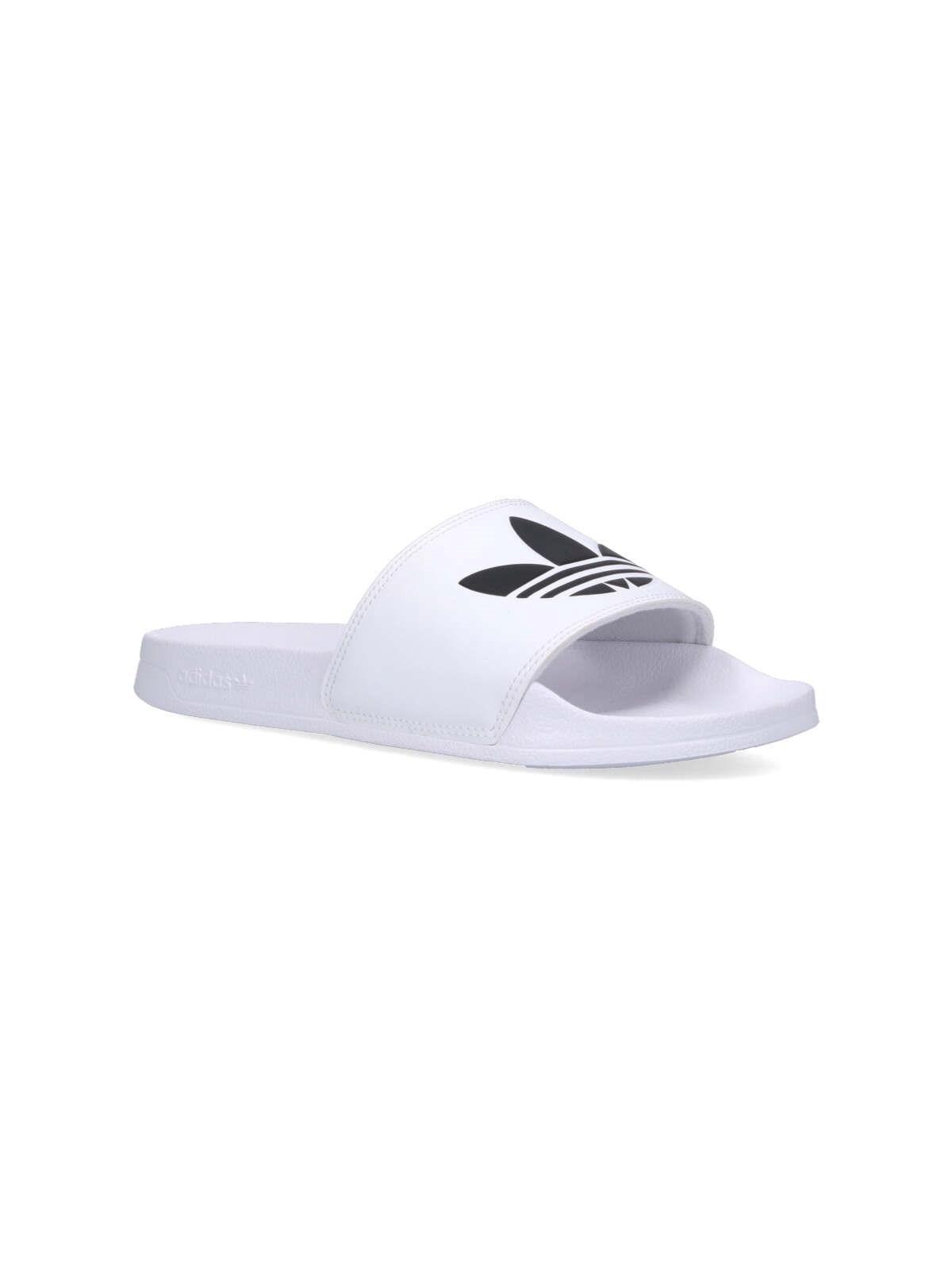 adidas "adilette Lite" Slide Sandals in White for Men | Lyst