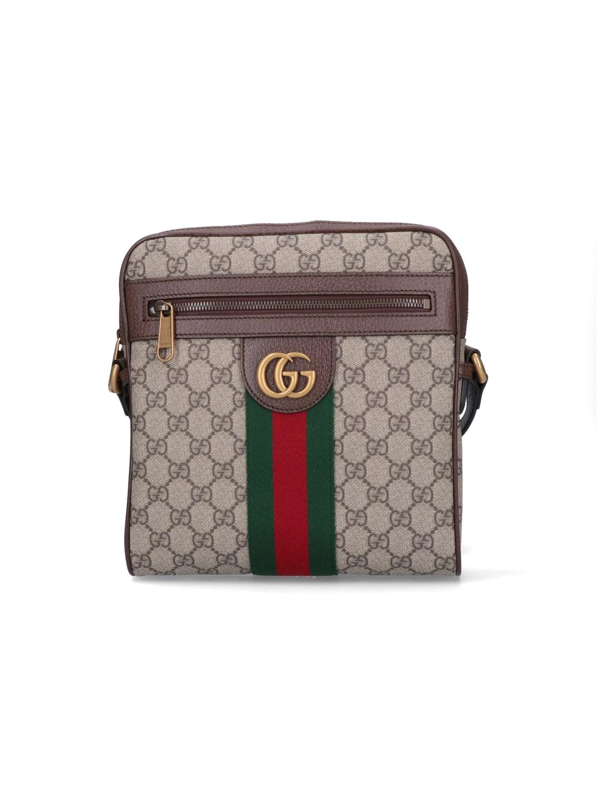 Gucci Small 'ophidia' Shoulder Bag in White for Men | Lyst