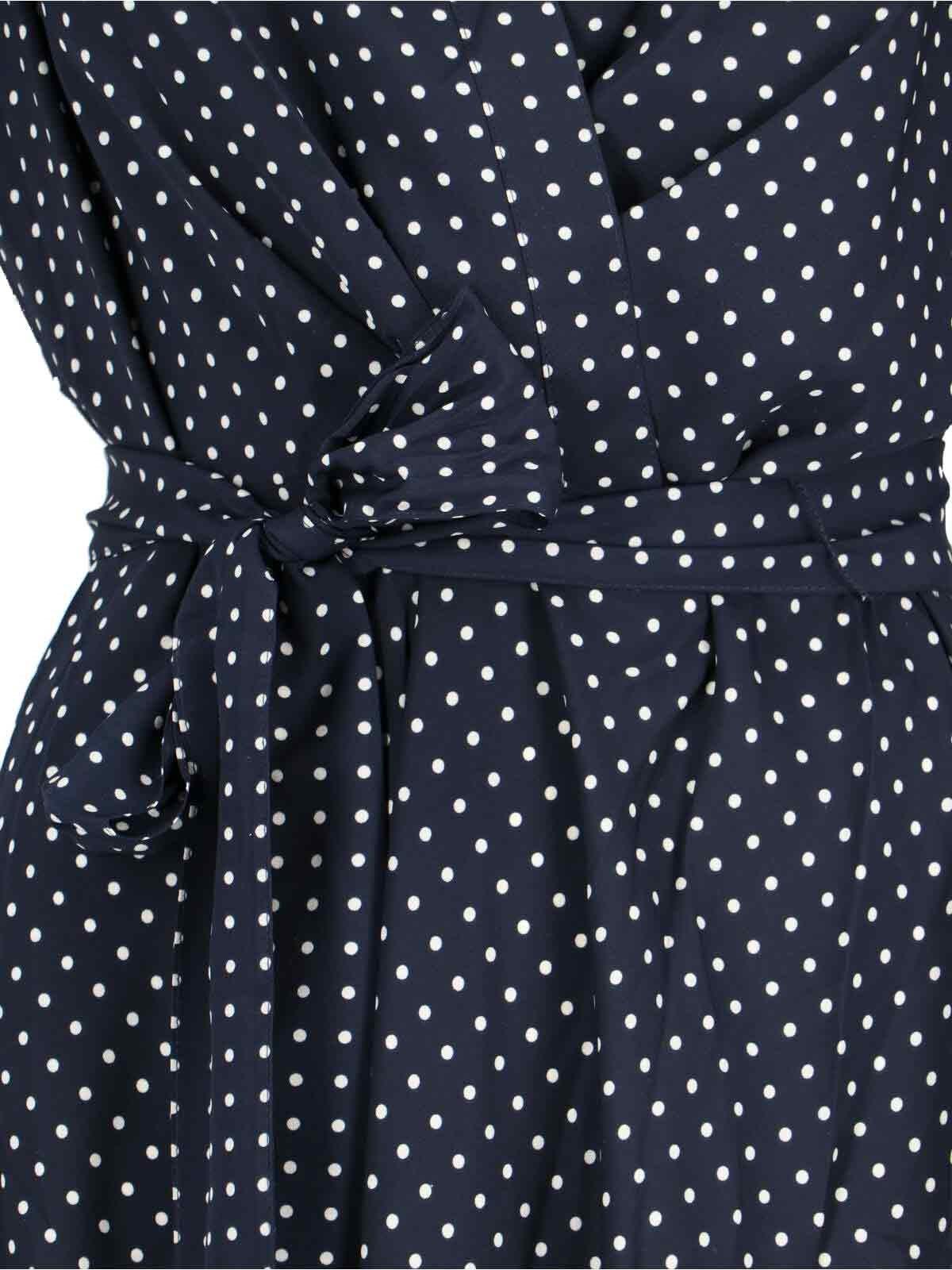 Polo Ralph Lauren Polka Dot Maxi Dress in Blue Lyst UK