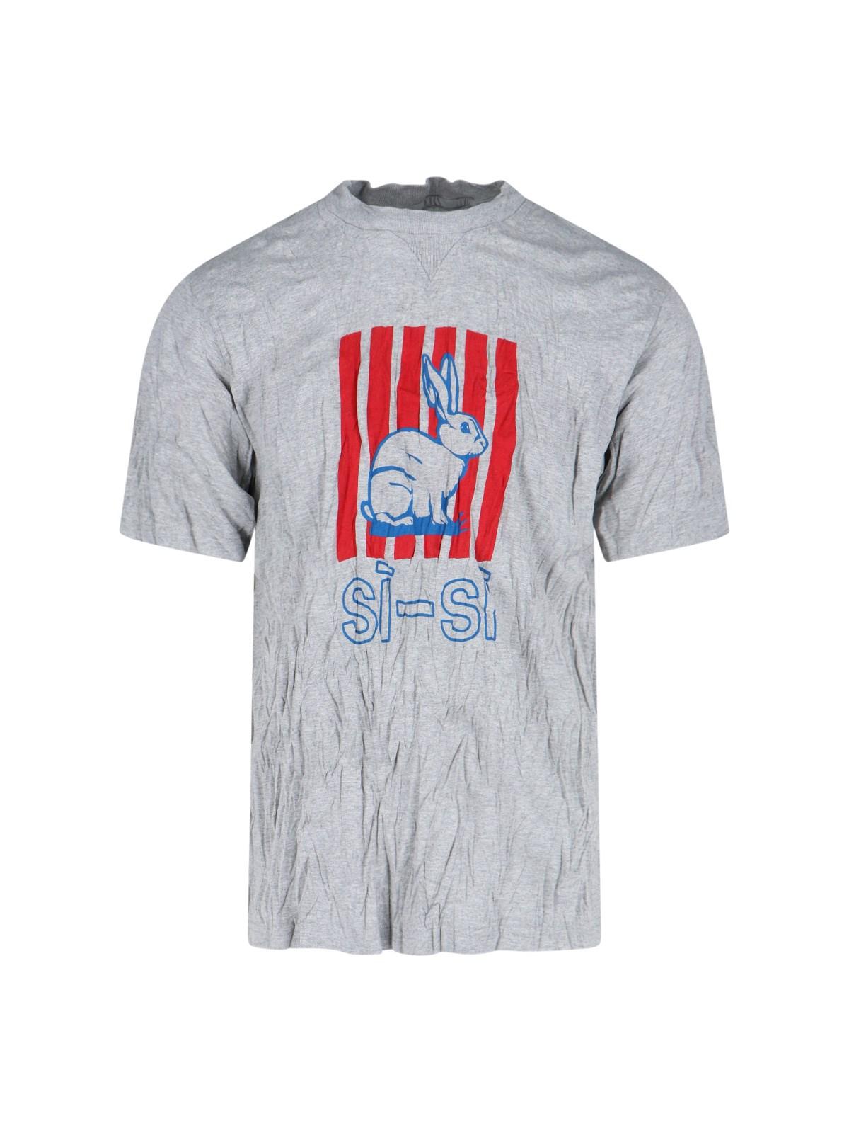 Bottega Veneta 'Sí-Sí' T-Shirt in White for Men | Lyst