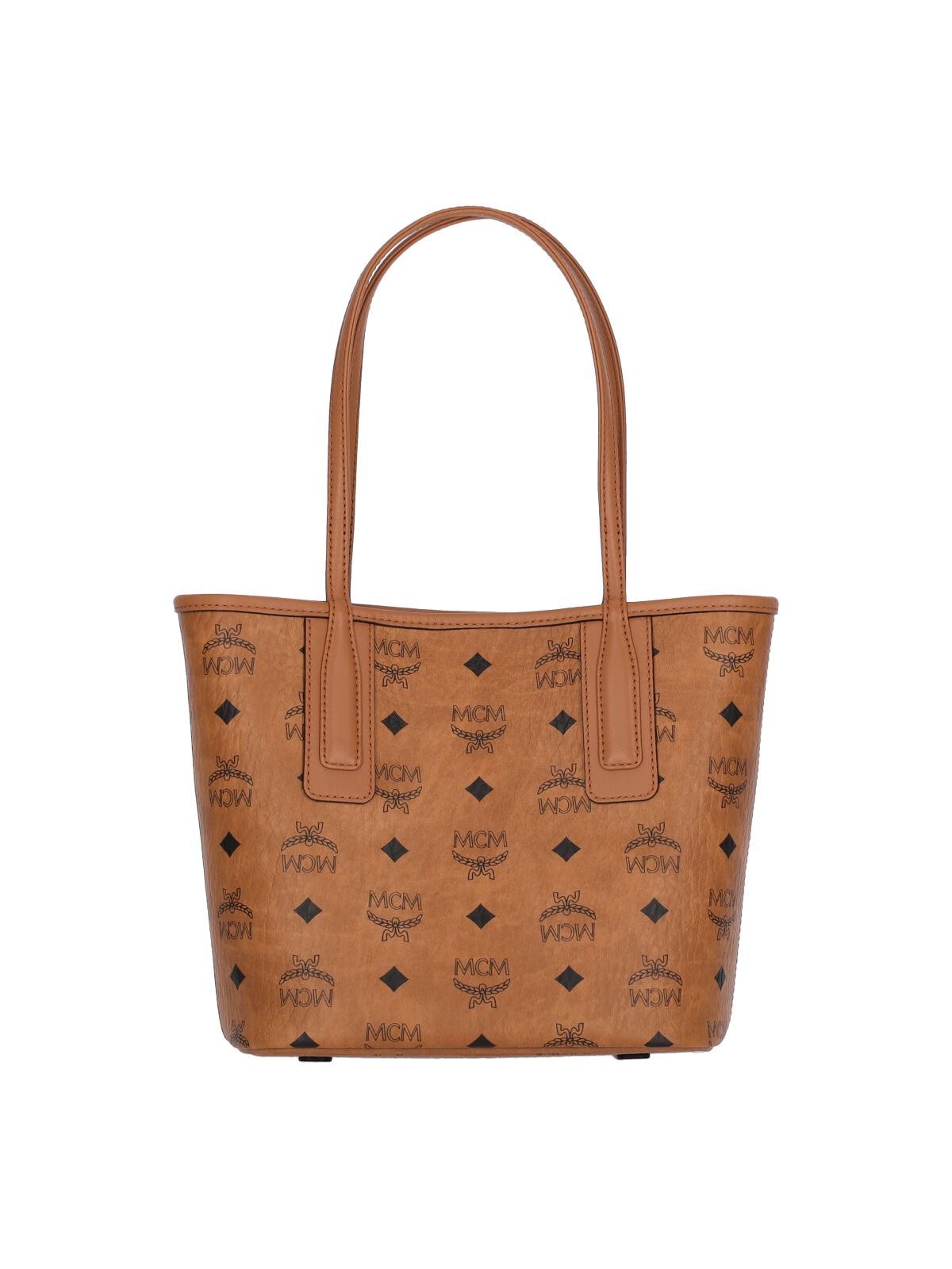 MCM liz Small Tote Bag in White Lyst UK