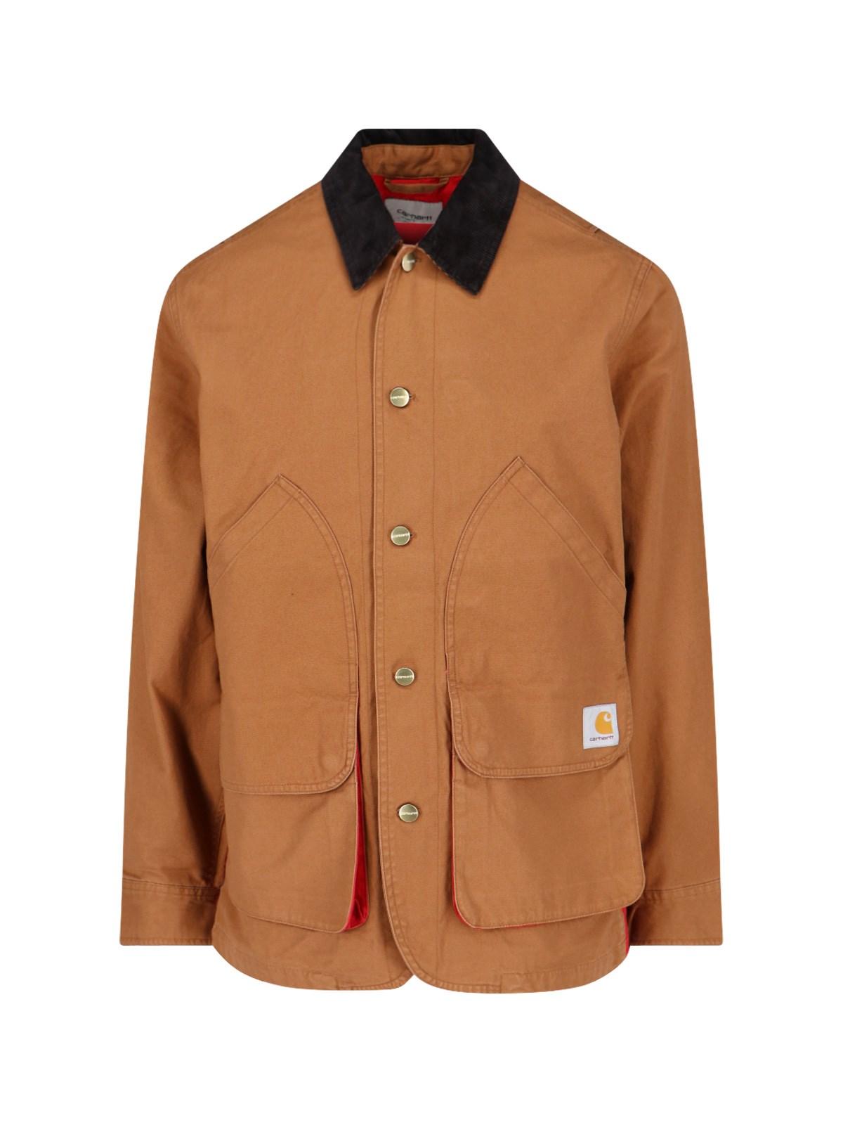 Carhartt WIP 'heston' Jacket in Brown for Men | Lyst