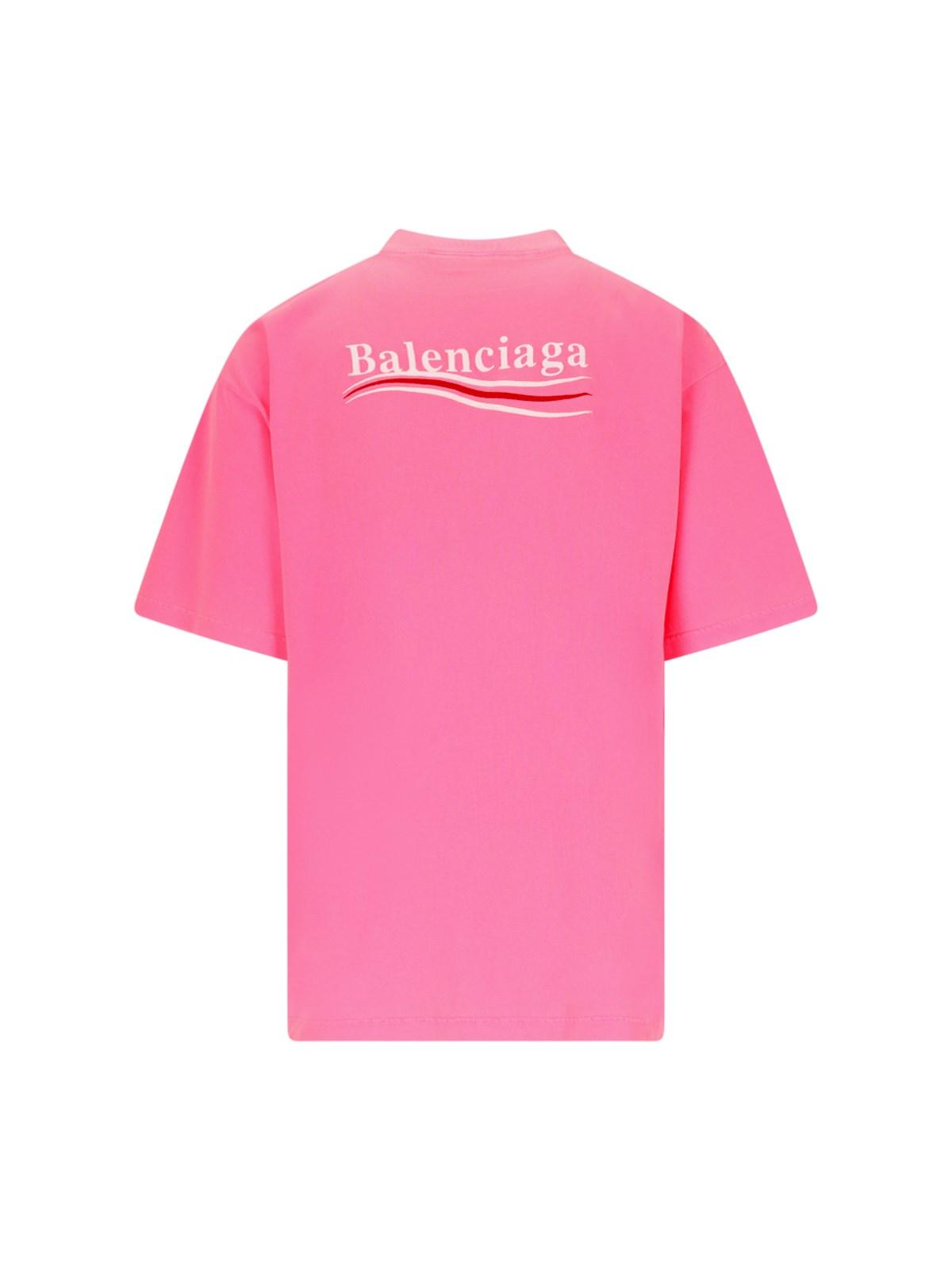 Balenciaga Political Campaign logo-print T-shirt - Farfetch