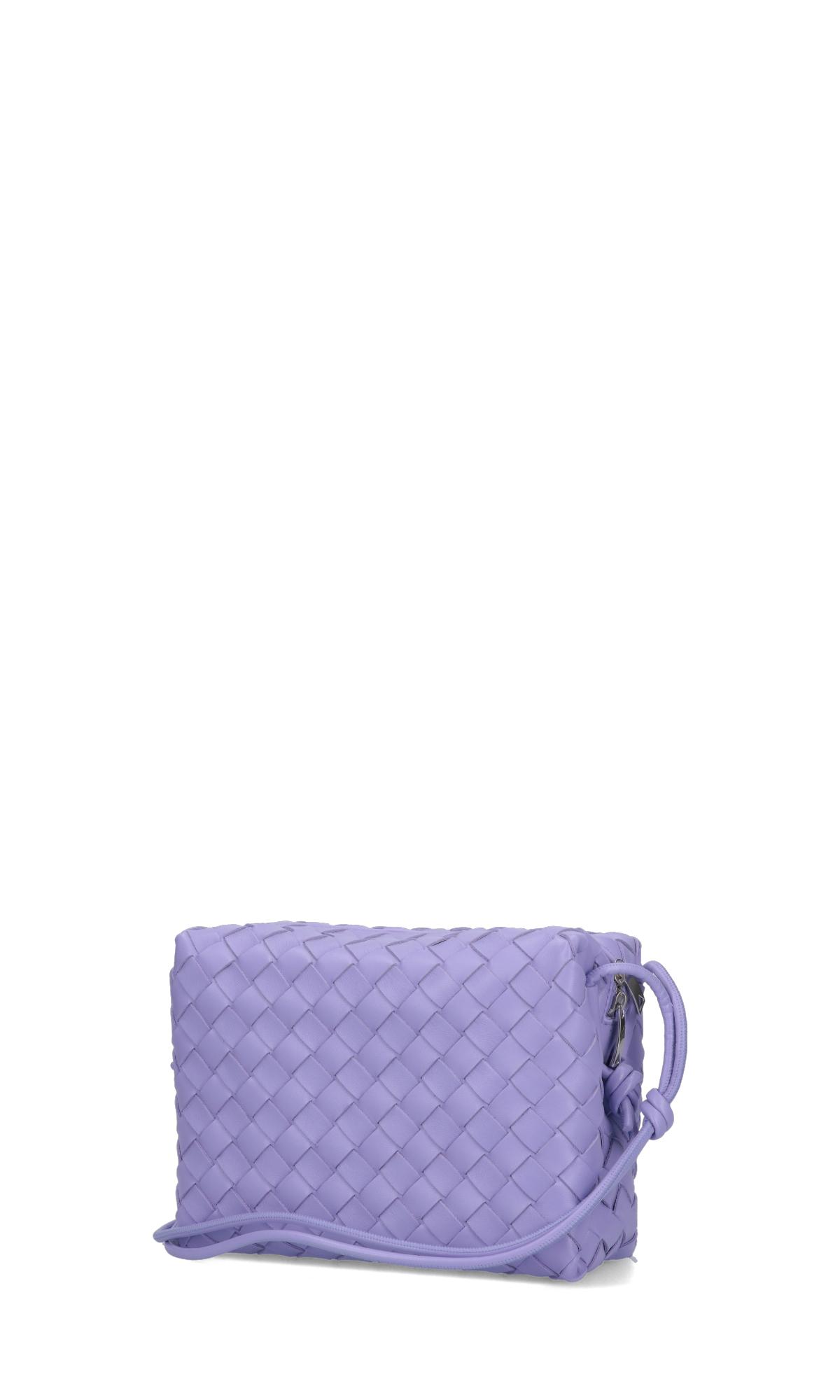 Bottega Veneta Small Loop Shoulder Bag in Purple