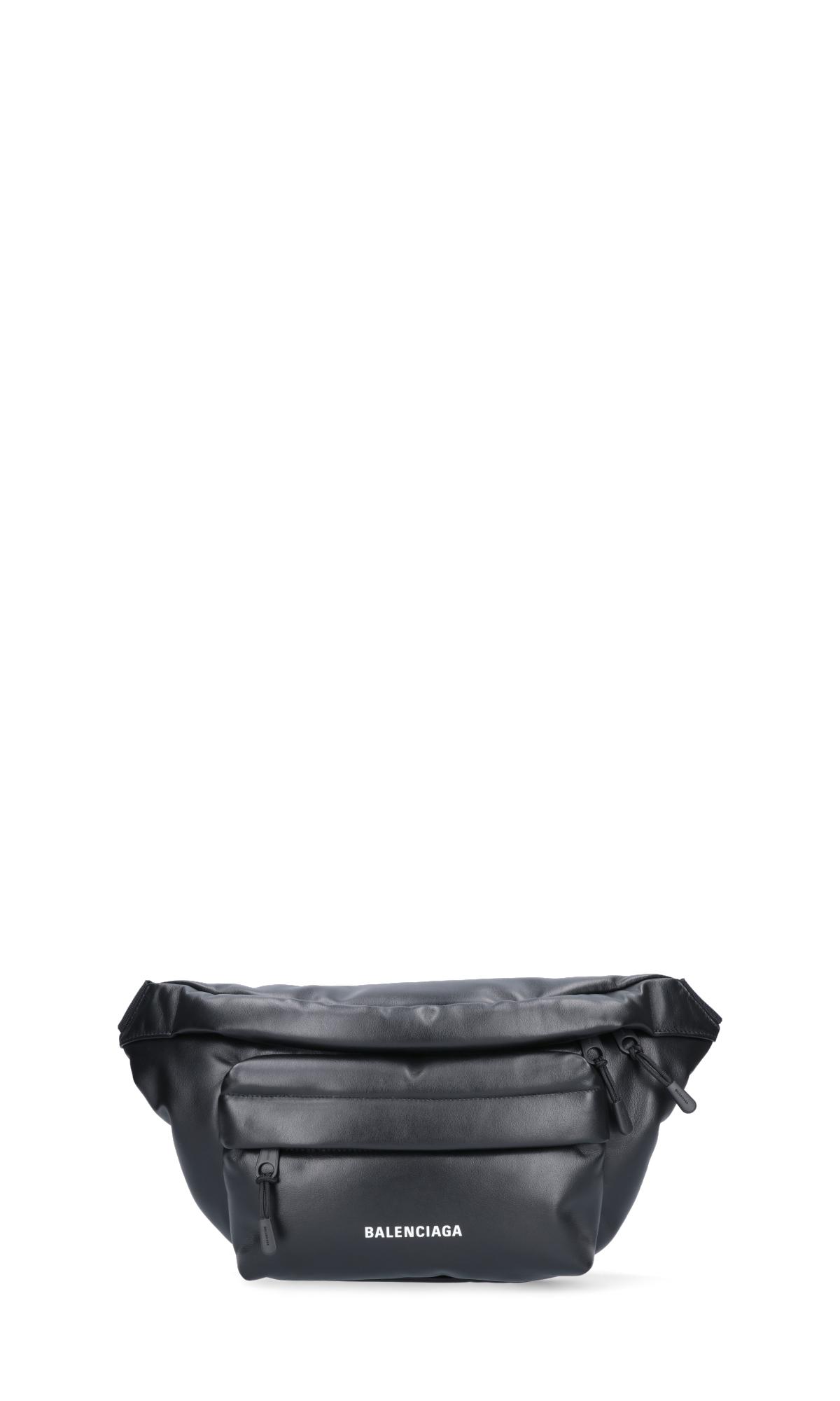 Balenciaga Puffy Belt Bag in Black for Men | Lyst