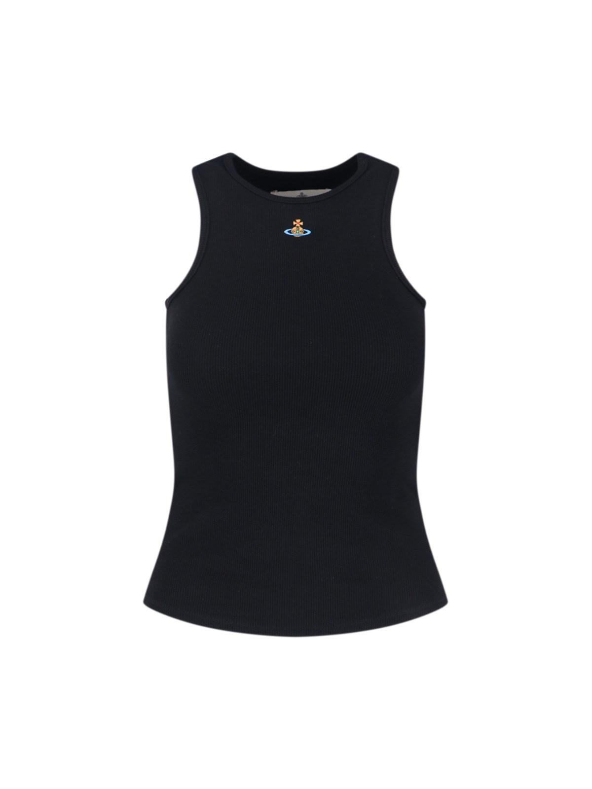 トップス VIVIENNE WESTWOOD design tanktop Vivienne Westwood Tank Top Rhinestone Logo - Etsy