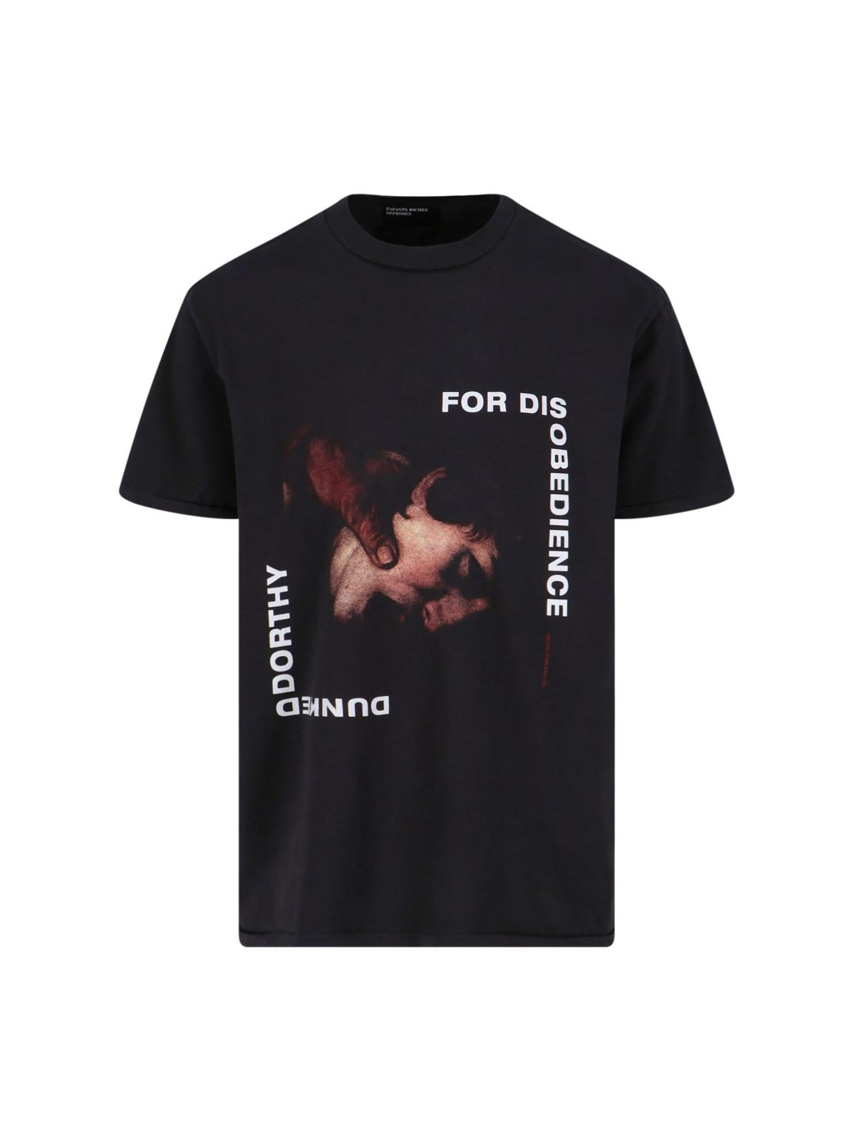Enfants Riches Deprimes 'dorothy Dunked' T-shirt in Black