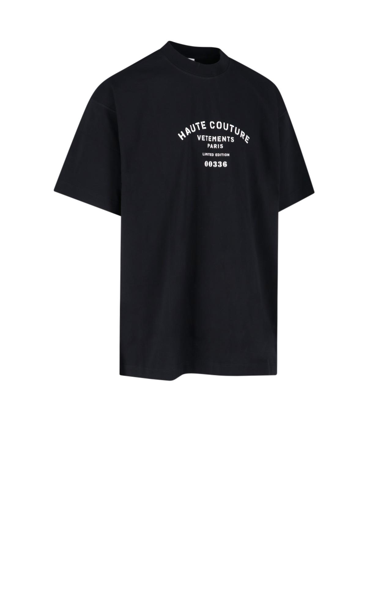 Vetements 'haute Couture' T-shirt in Black | Lyst