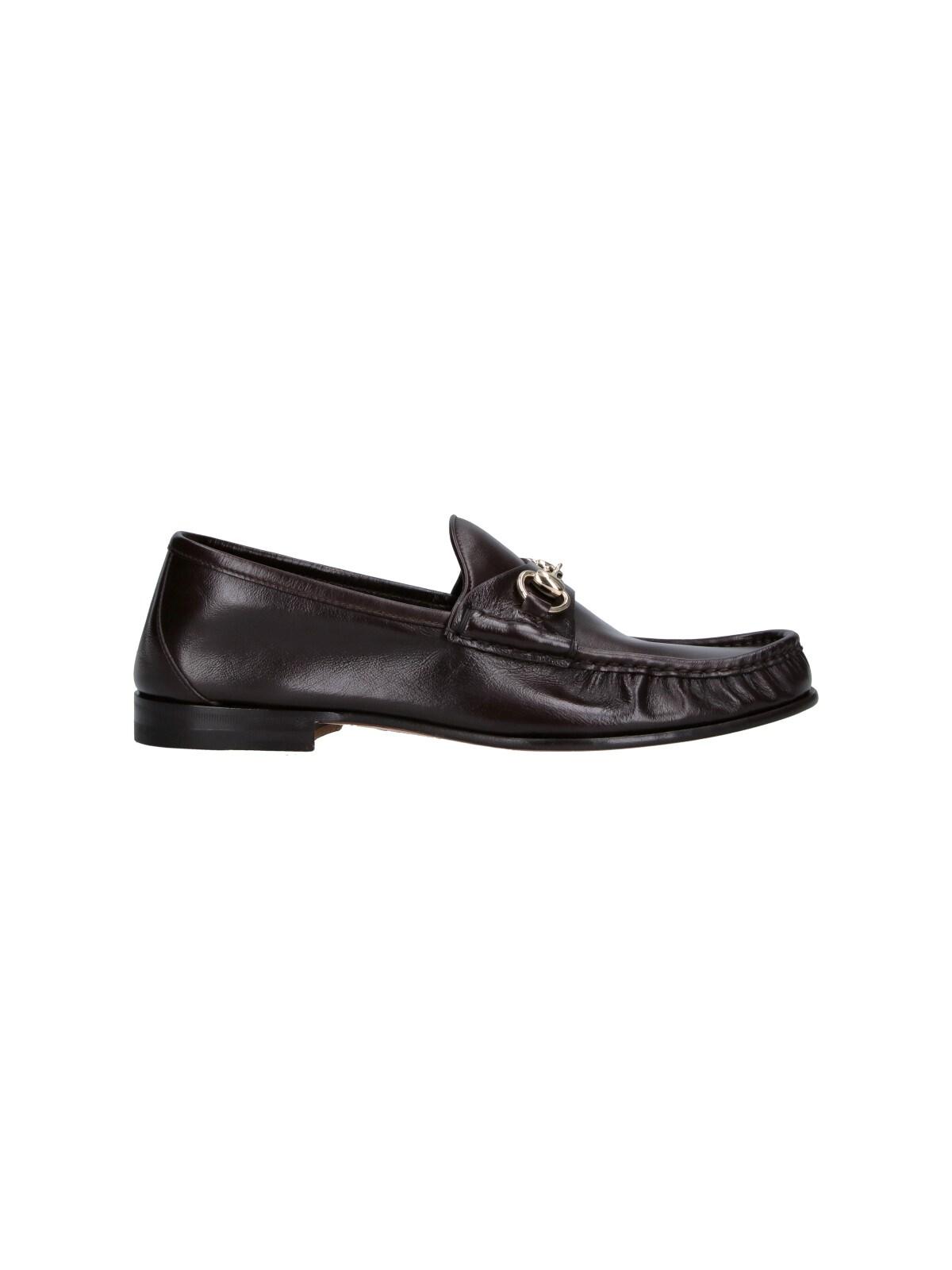 gucci dress shoes men Gucci Men's Web Leather Derby Dress Shoes Black US 7 / UK 6 main image 0