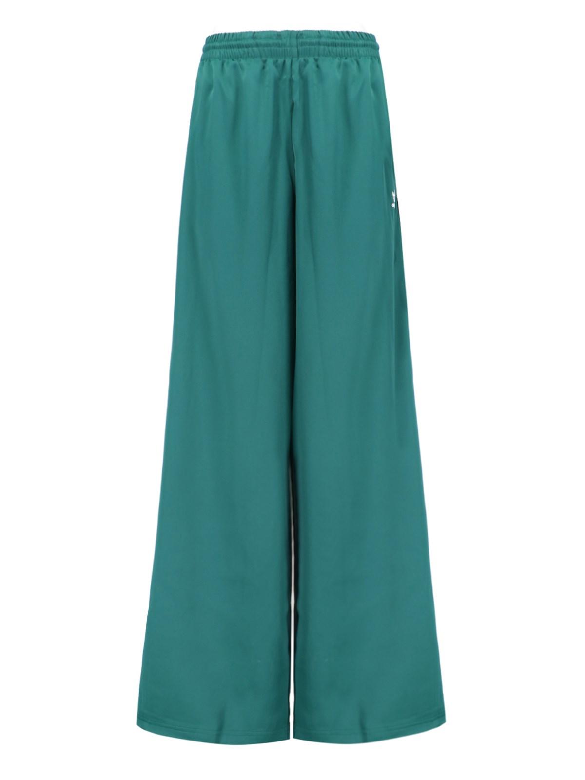 パンツ adidas SATIN WIDE LEG PANTS Clothing - Adicolor Satin Wide Leg Track Pants - Black