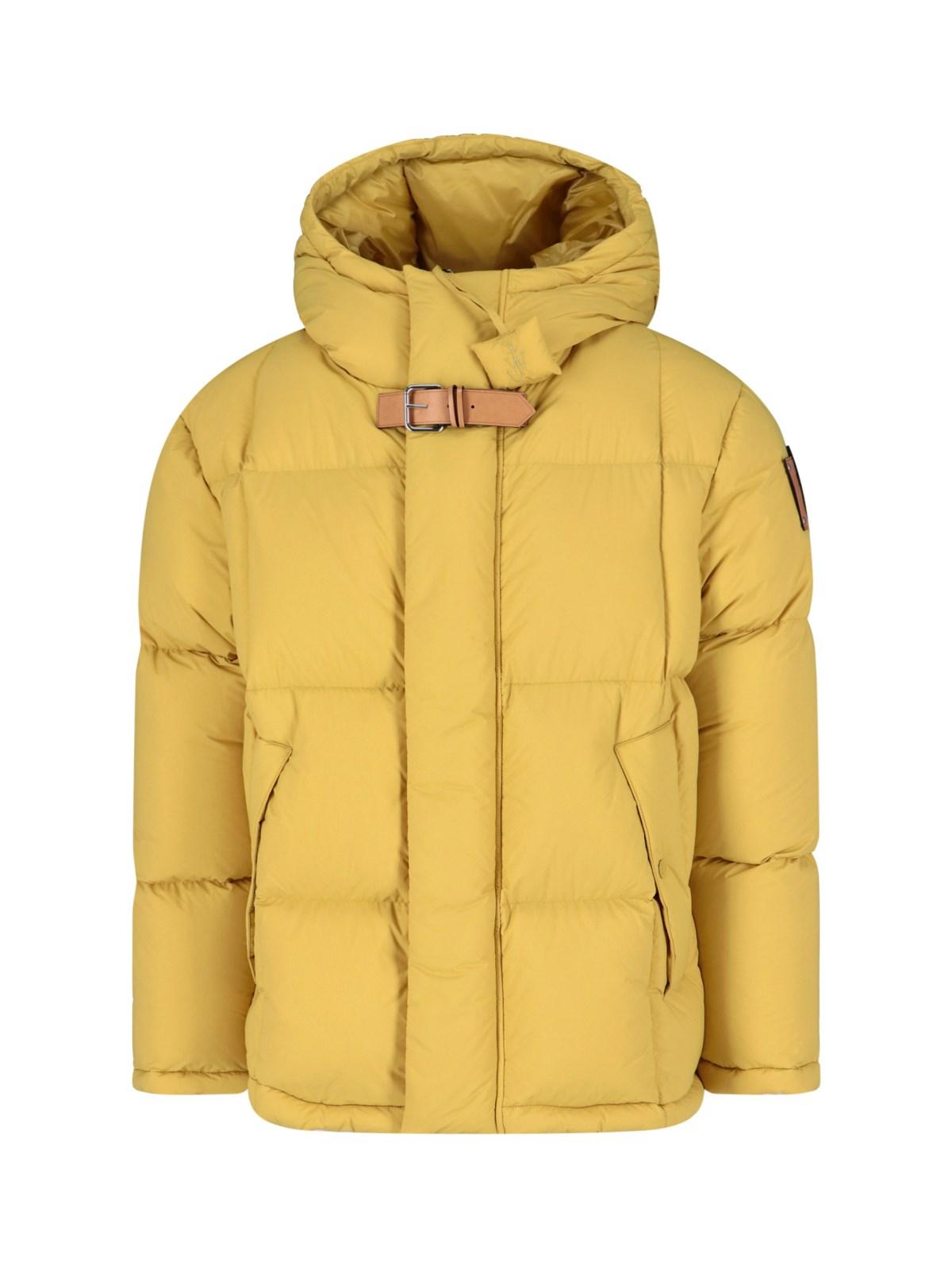Moncler X J.w. Anderson Hooded Quilted Down Jacket in Yellow for Men | Lyst
