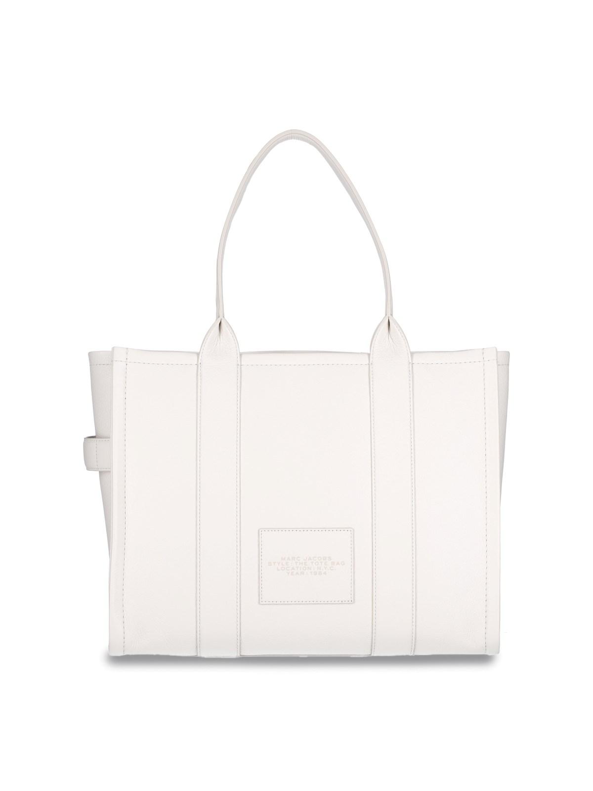 Leather handbag Marc Jacobs White in Leather - 27847328