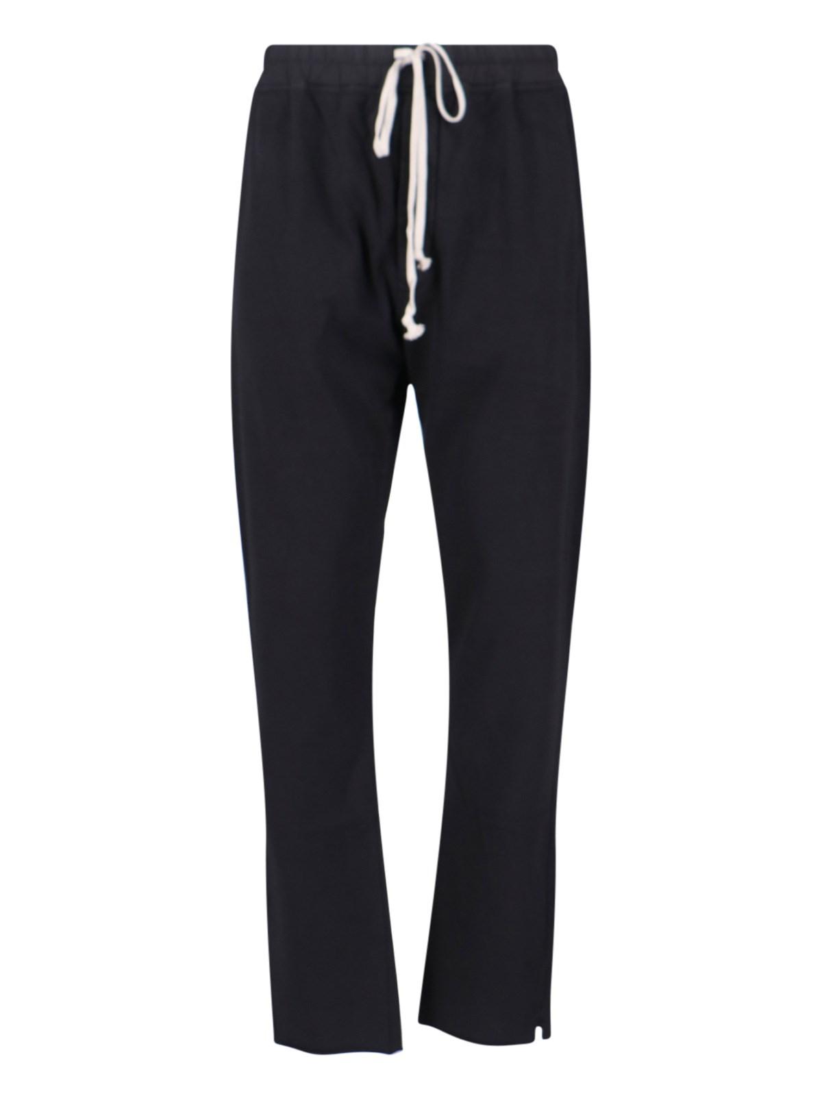 パンツ julius archive sarouel sweat pants rick JULIUS Cotton Sweat Seamed Sarrouel Pants （Black） -FASCINATE