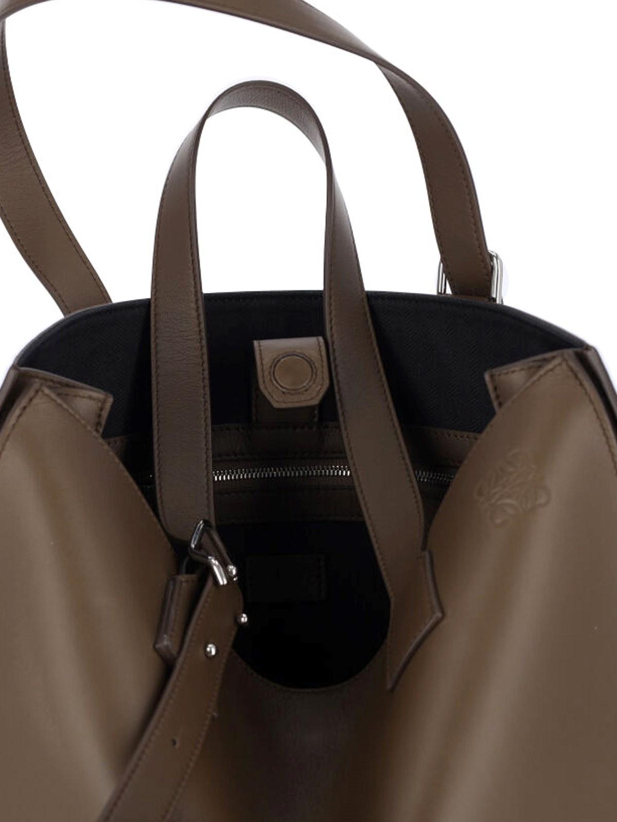 Loewe Buckle Horizontal' Tote Bag in Brown for Men | Lyst UK