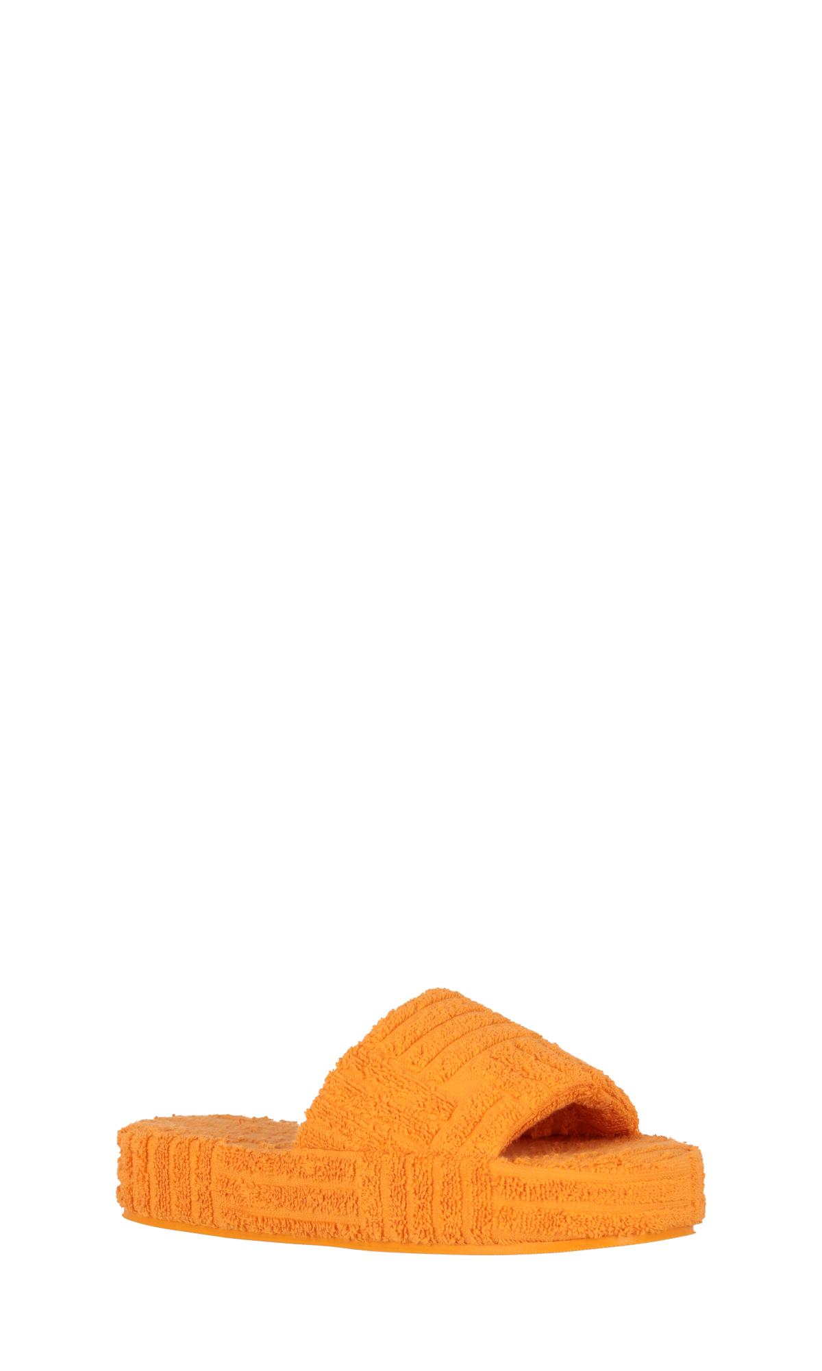 Bottega Veneta 'resort Sponge' Slide Sandals in Orange | Lyst