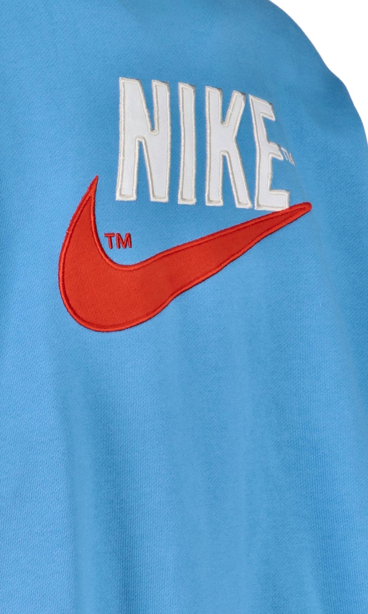 Nike 'french Terry' Crew-neck Sweatshirt in Blue for Men | Lyst