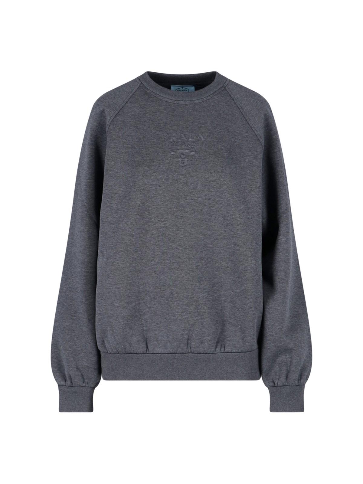 Prada deals logo sweatshirt