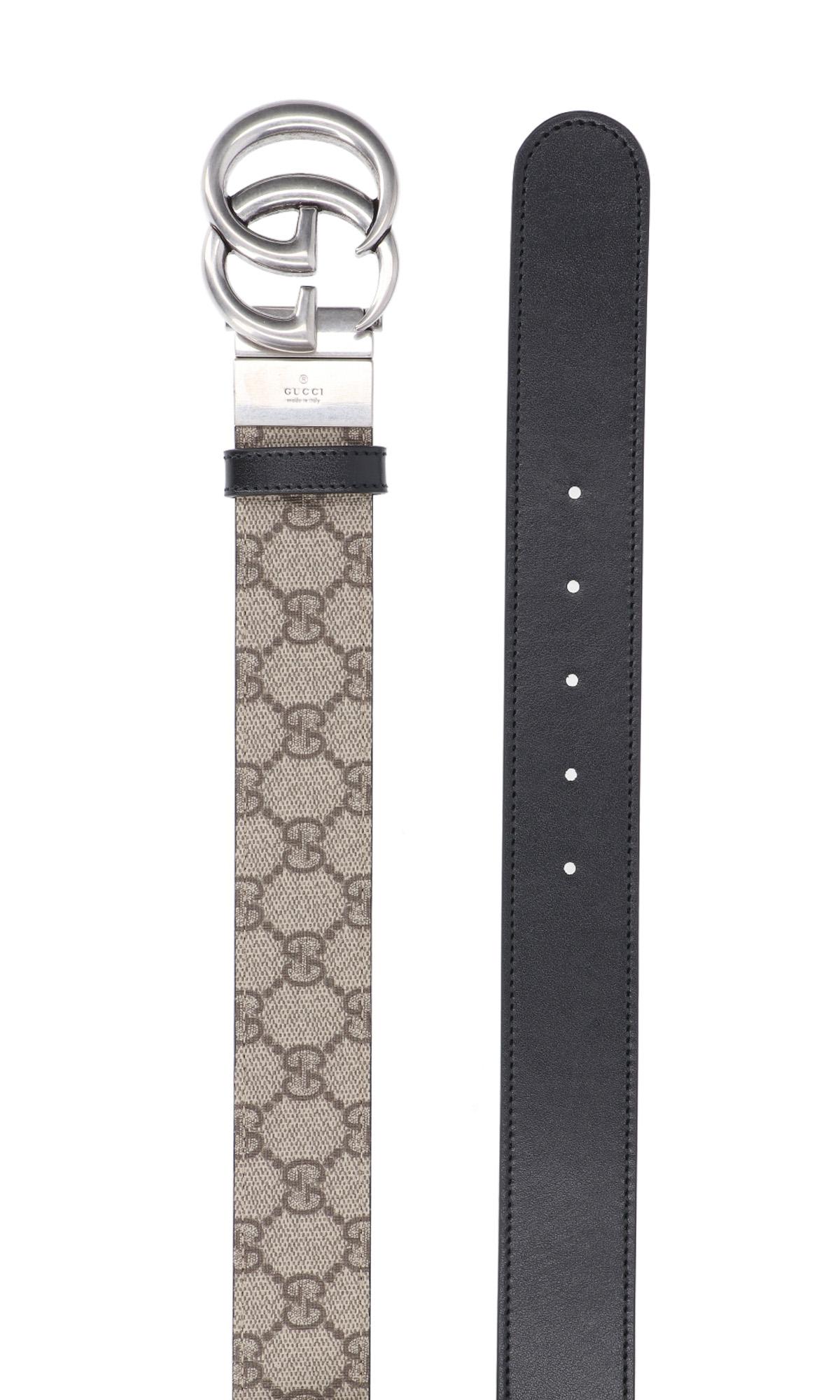Gucci 'GG Marmont' Reversible Belt in Natural for Men | Lyst