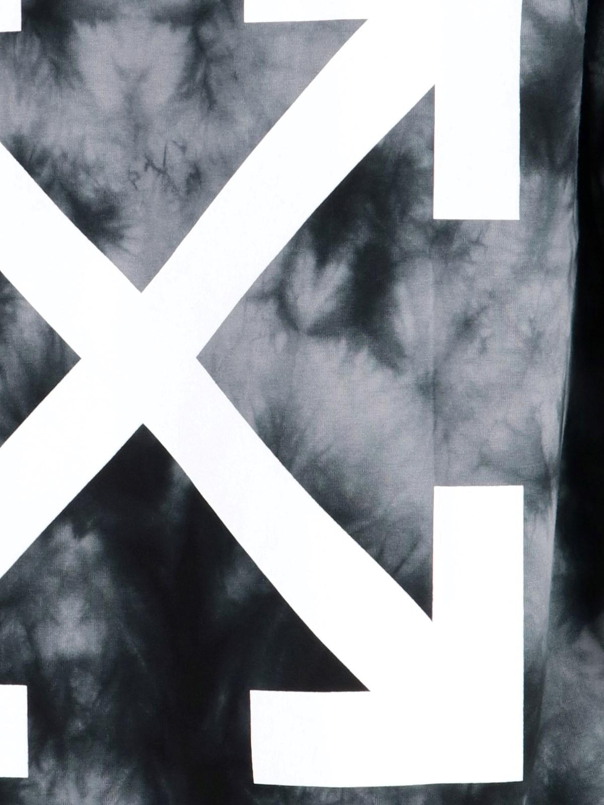 Off-White c/o Virgil Abloh T-shirt 'arrow' Tie Dye in Black