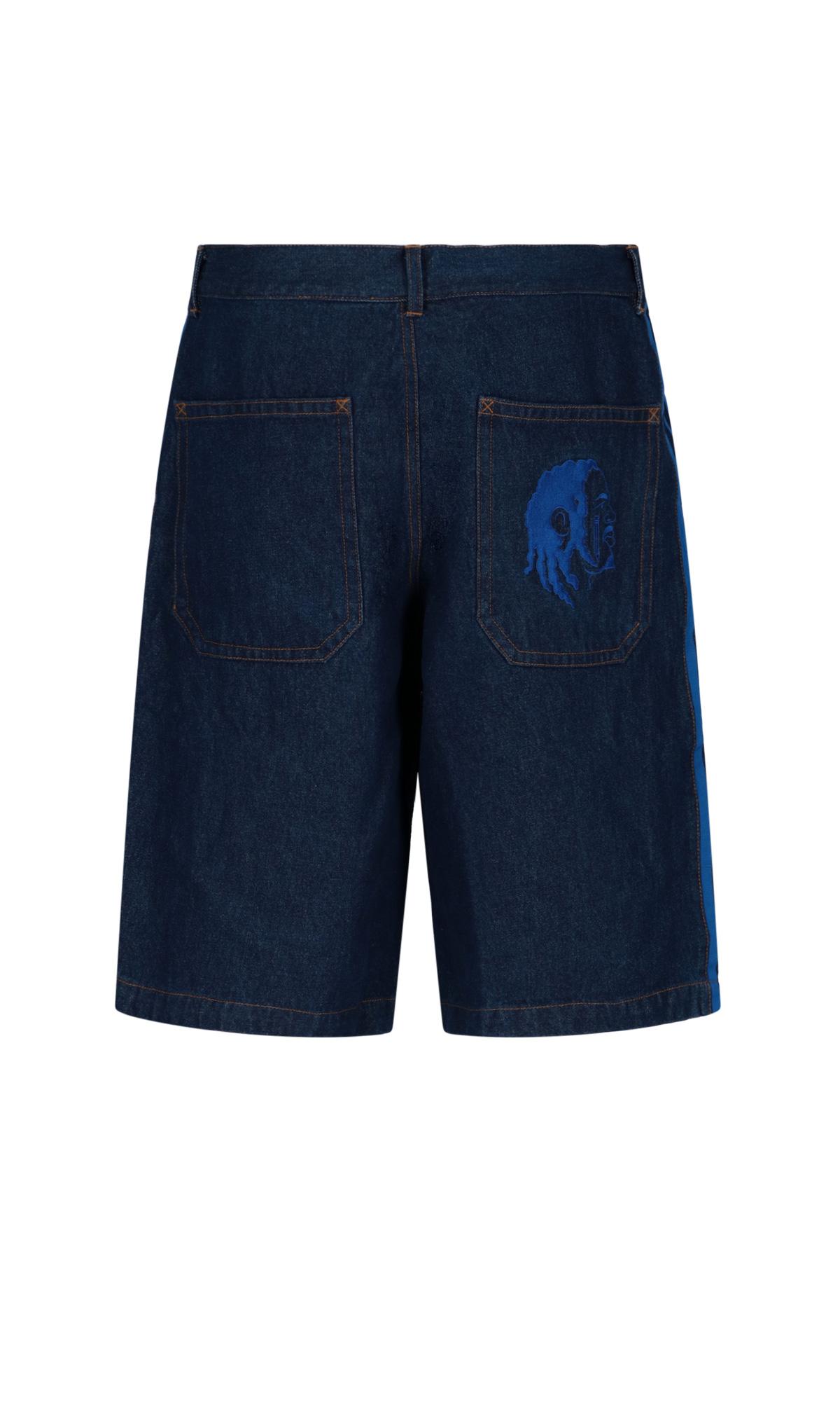 adidas Originals X Kerwin Frost Denim Bermuda Shorts in Blue for Men | Lyst