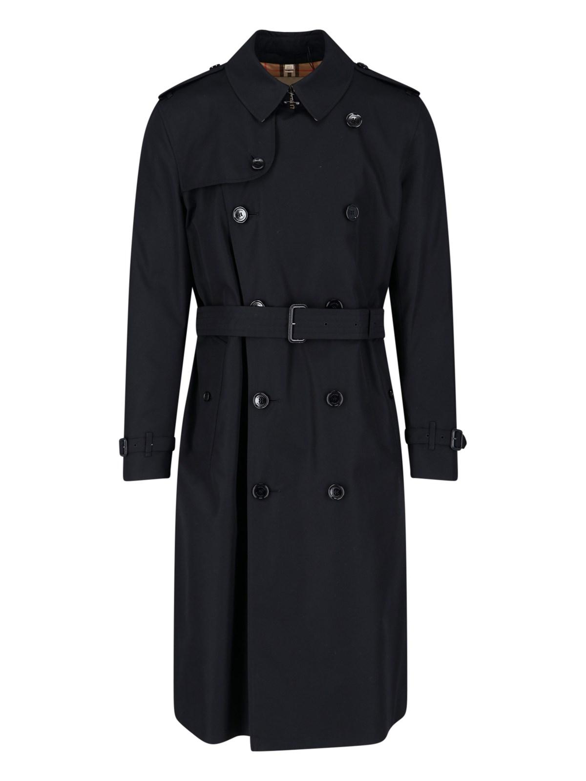 Burberry 'heritage The Kensington' Trench Coat in Black for Men | Lyst