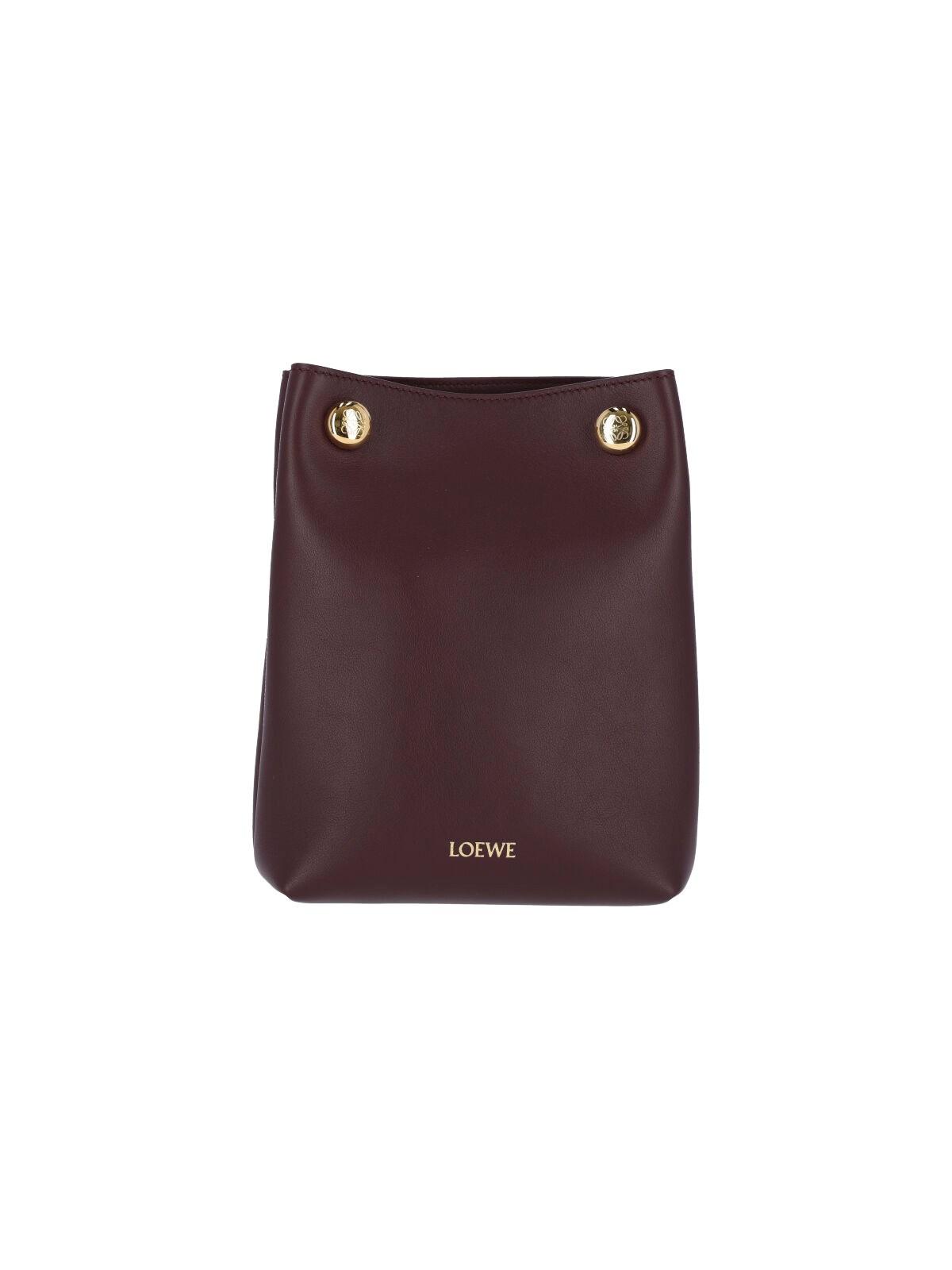 クラッチバッグ Loewe Pebble Clutch Loewe Pebble pouch in smooth calfskin | REVERSIBLE