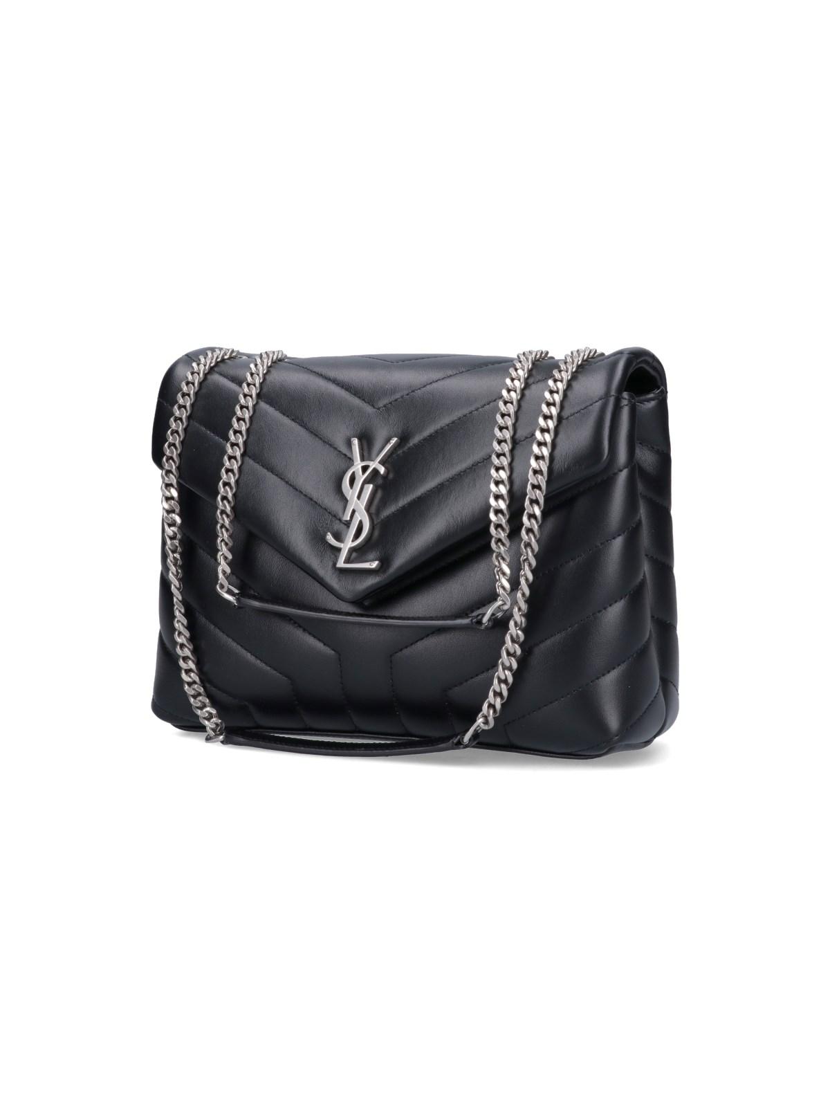 Saint Laurent Small Loulou Shoulder Bag in Black Lyst