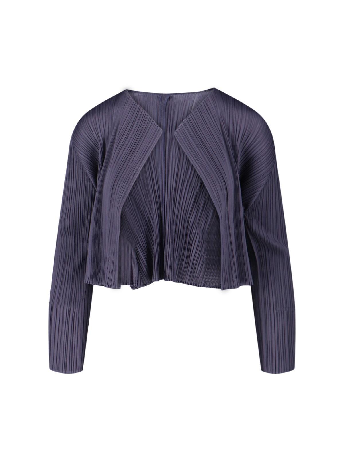 カーディガン PLEATS PLEASE ISSEY MIYAKE - ISSEY MIYAKE cardigan Pleats Please Issey Miyake Monthly Colors October Pleated