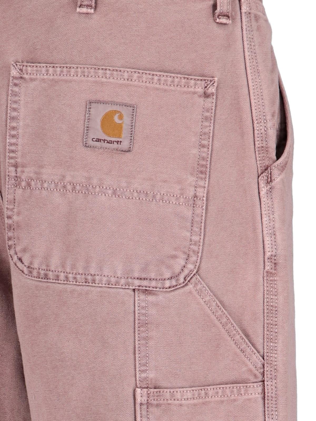 Carhartt WIP 'single Knee' Pants in Pink for Men | Lyst