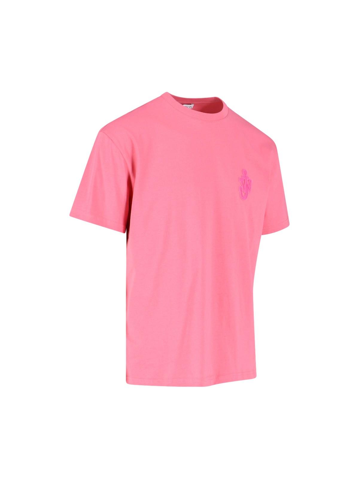 JW Anderson T-shirt "ancora Jwa" in Pink for Men | Lyst