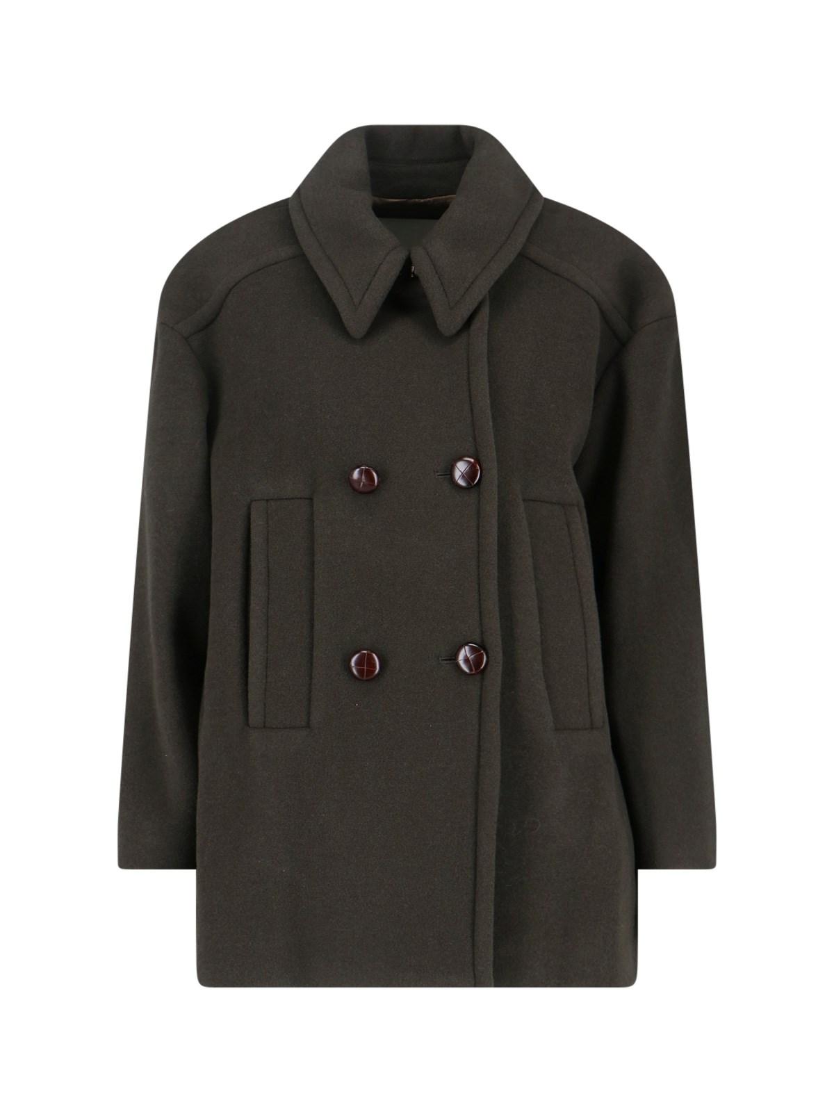 コート Isabel Marant Black wool blend Fiby coat FIBY COAT Woman black | ISABEL MARANT Official online store