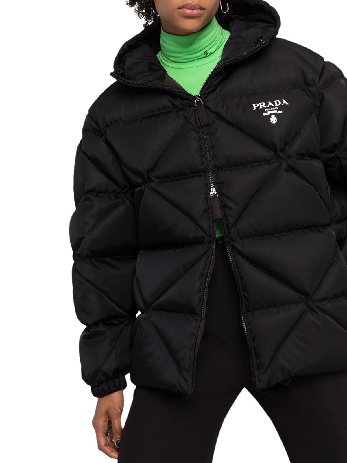 prada re nylon quilted down jacket