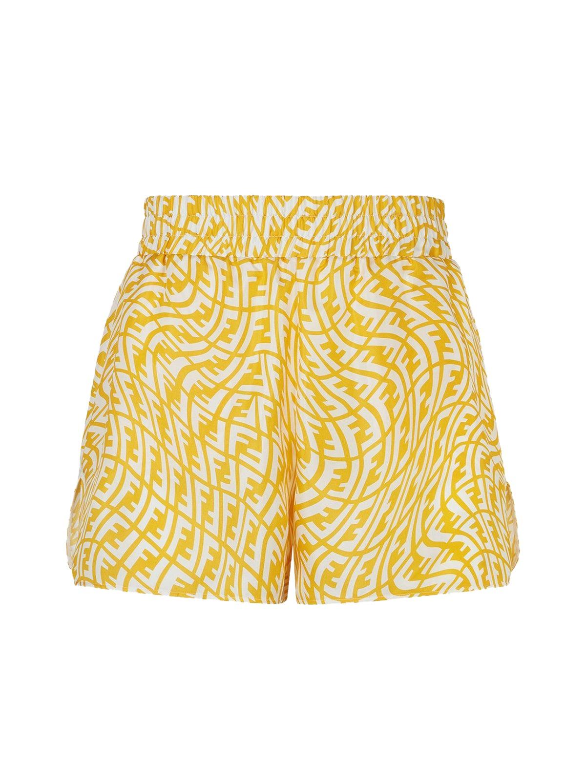 Fendi Kids Spring Summer 2020 unisex black bermuda shorts with ff bands -  JUF010 A69D F0GAR